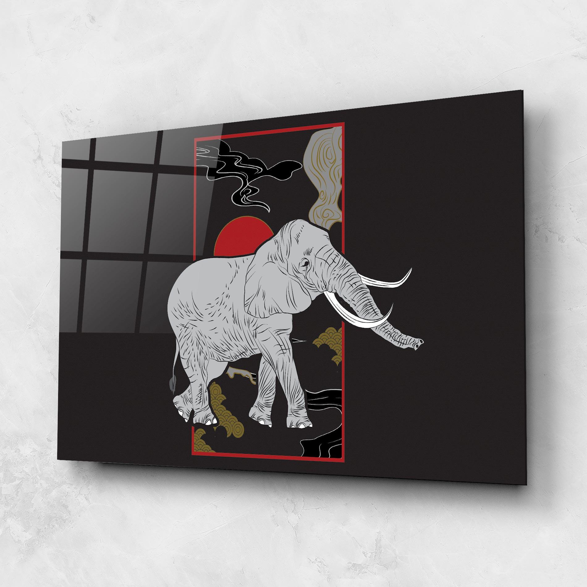 Üvegkép Elephant Asia mockup 1