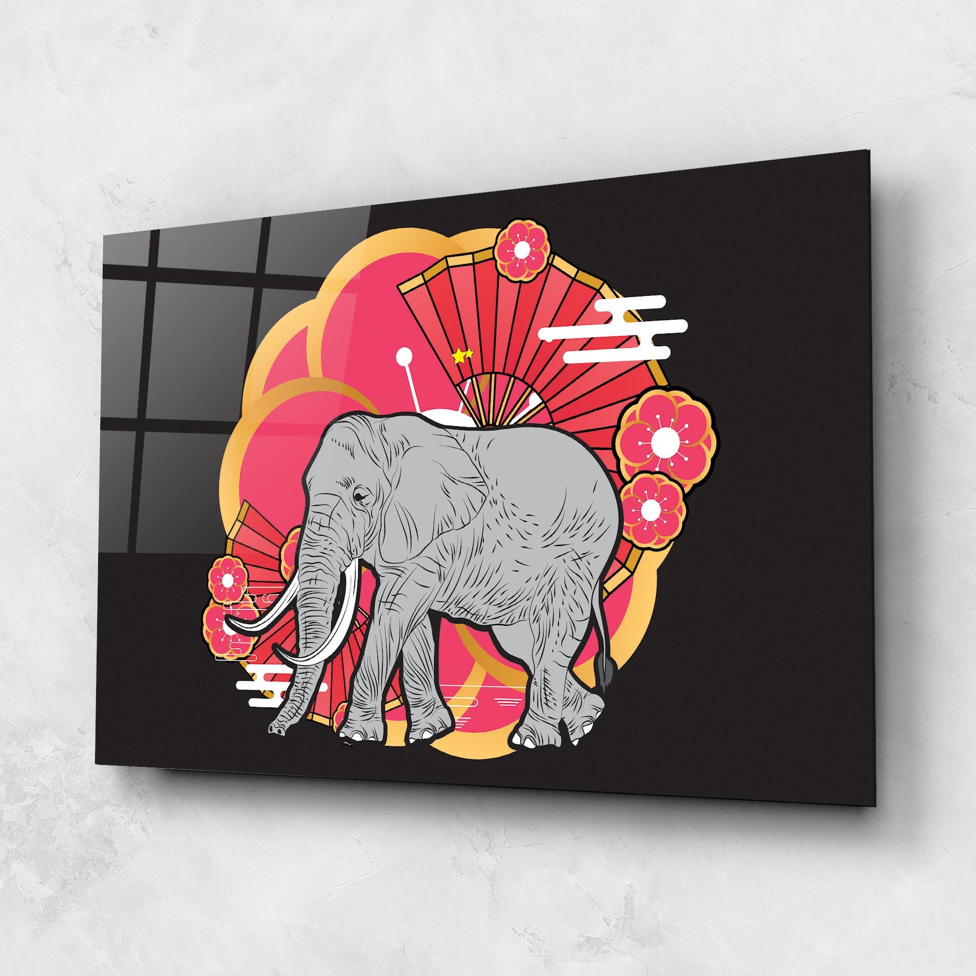 Elephant On Pink mockup 1