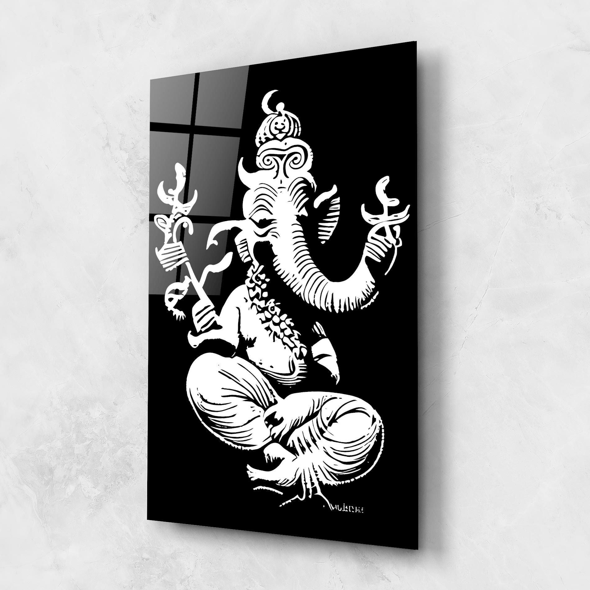 Black And White Ganesha mockup 1