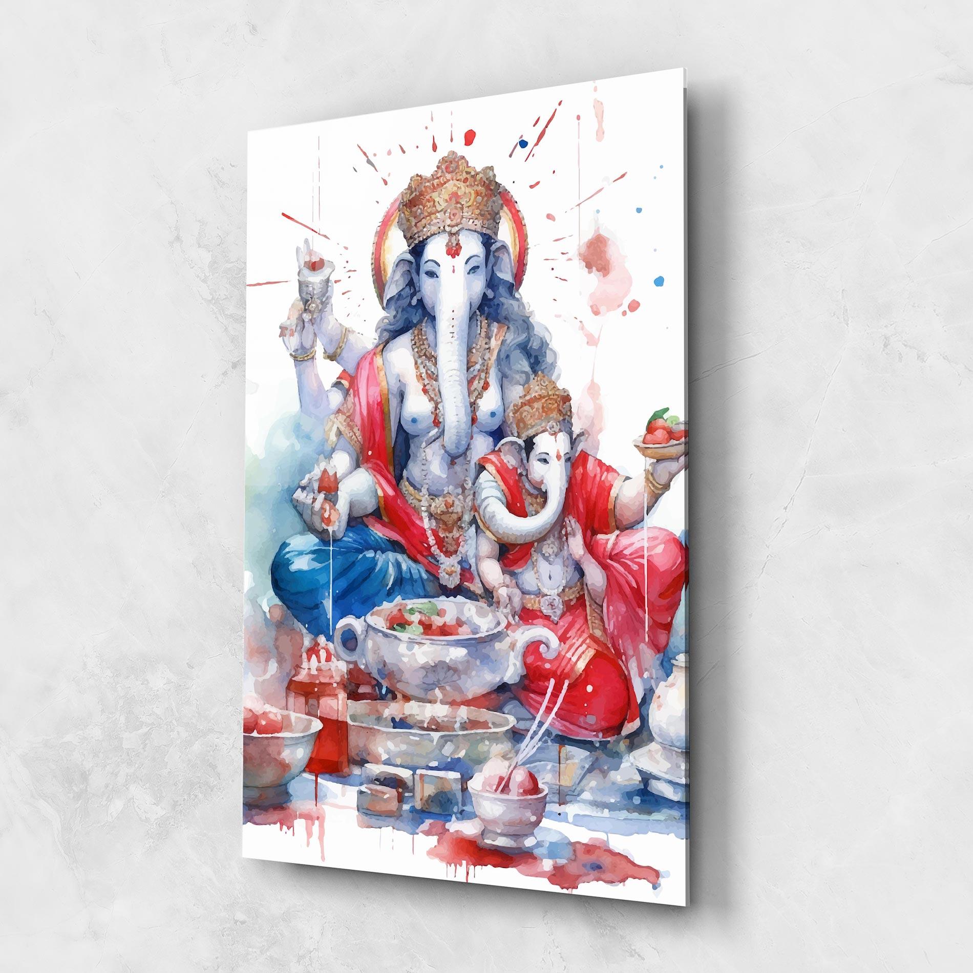 Üvegkép Durga Puja Festival mockup 1