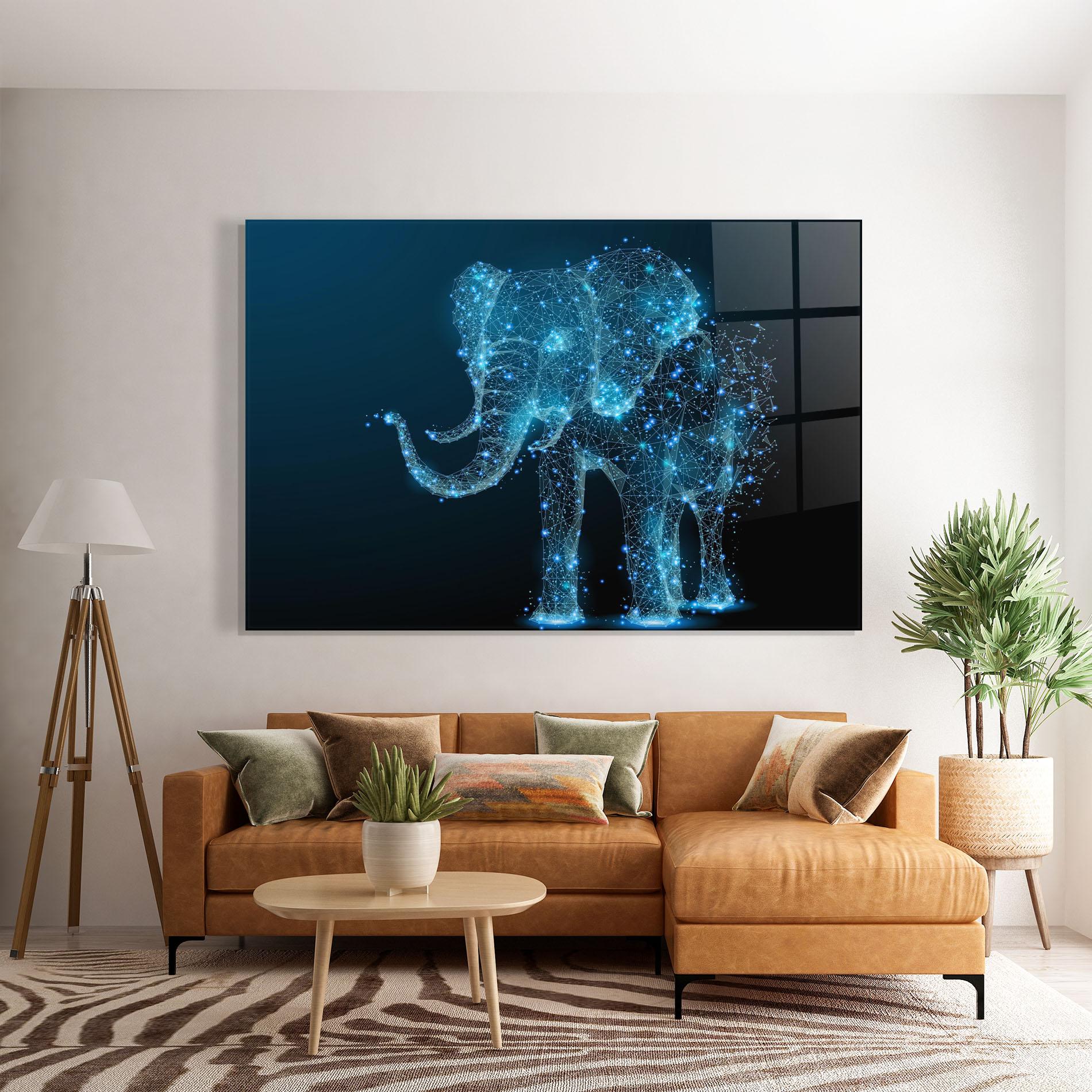 Üvegkép Digital Elephant mockup 7