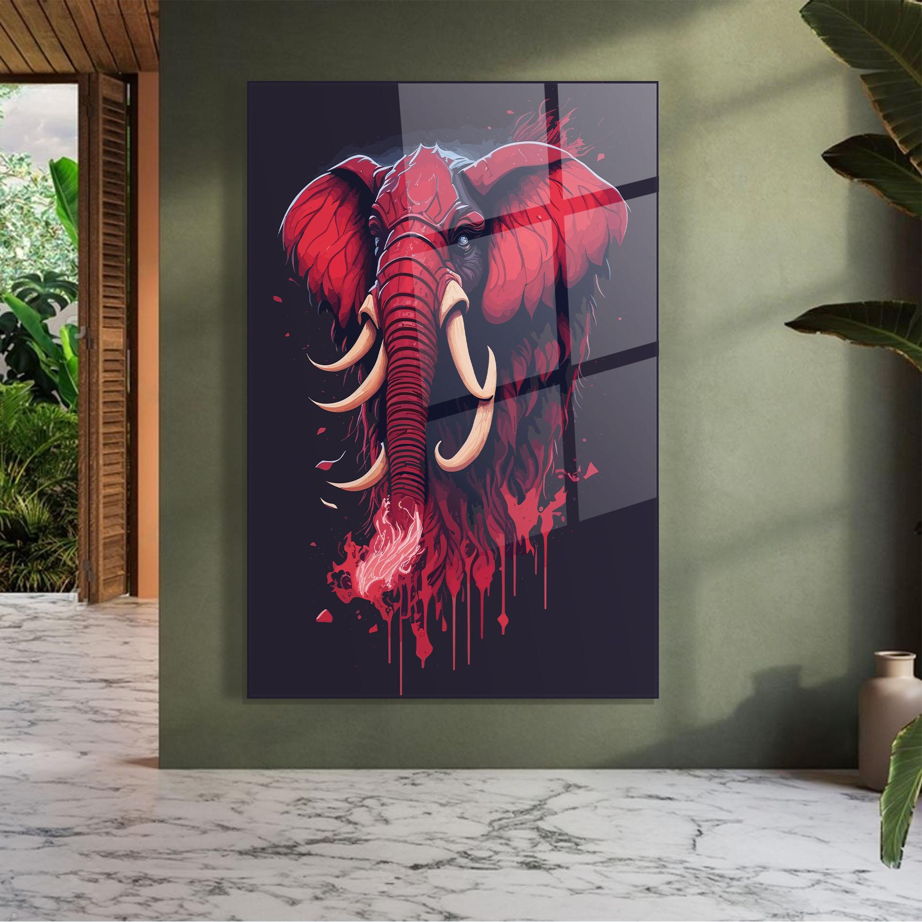 Üvegkép Bloody Elephant mockup 7