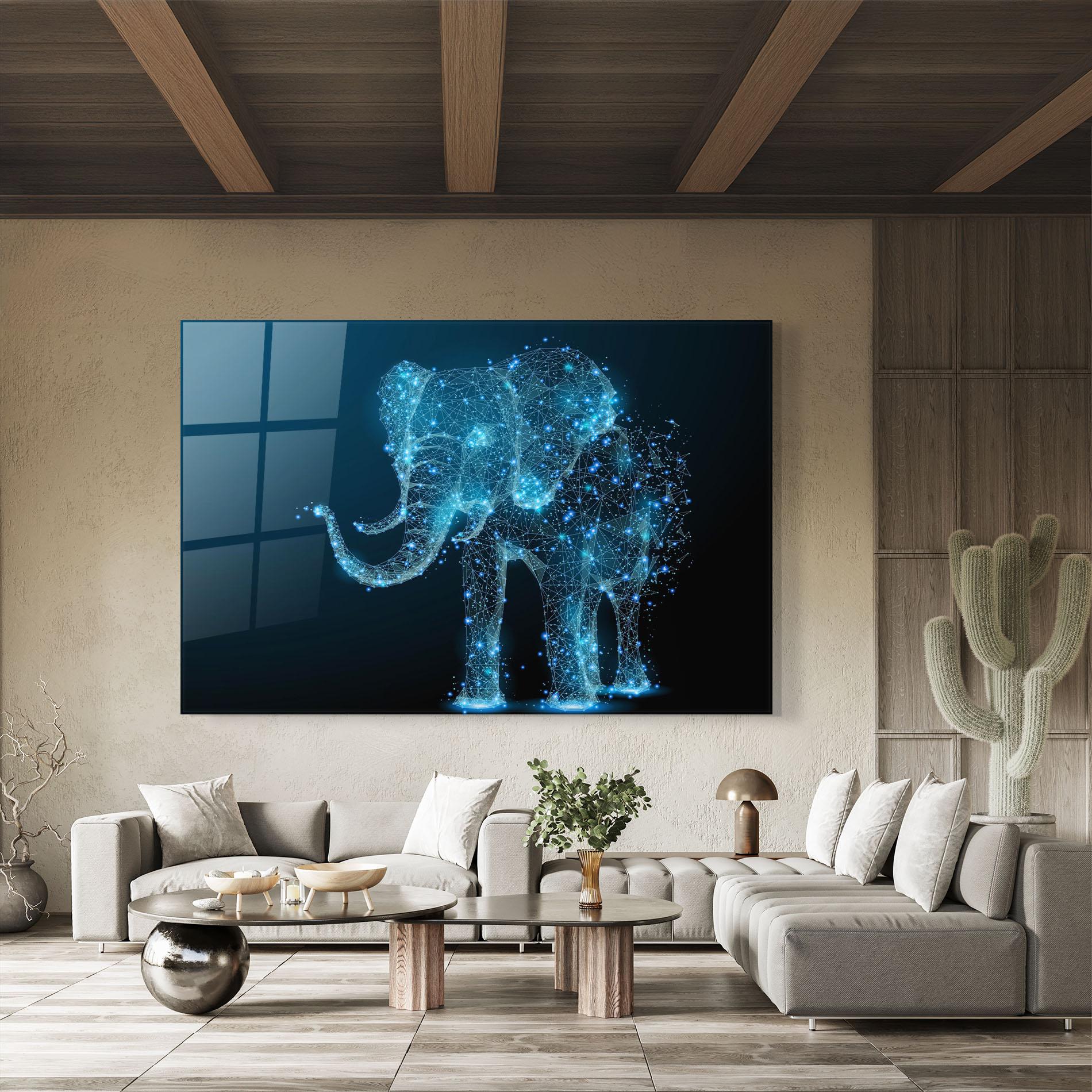 Üvegkép Digital Elephant mockup 8