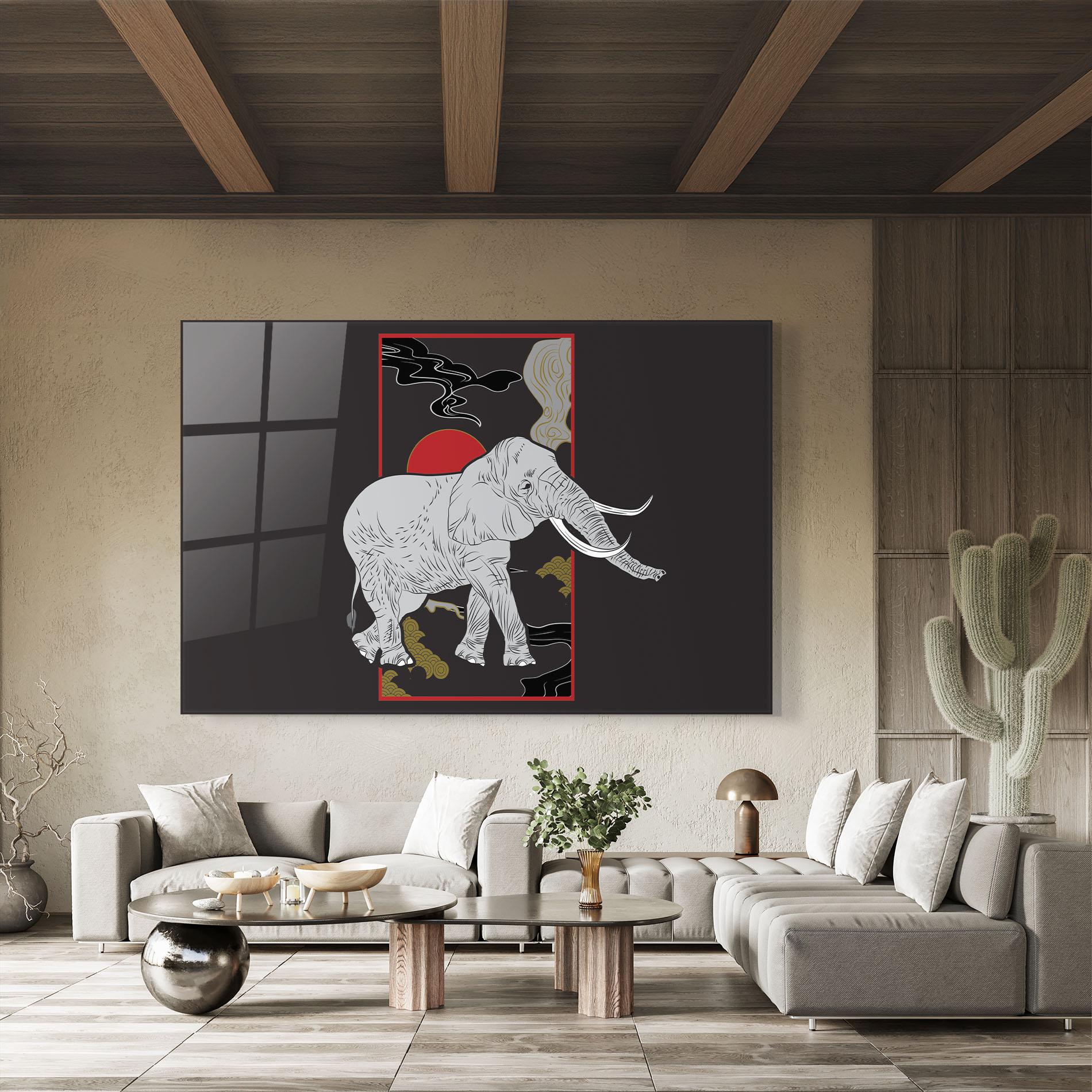 Üvegkép Elephant Asia mockup 8