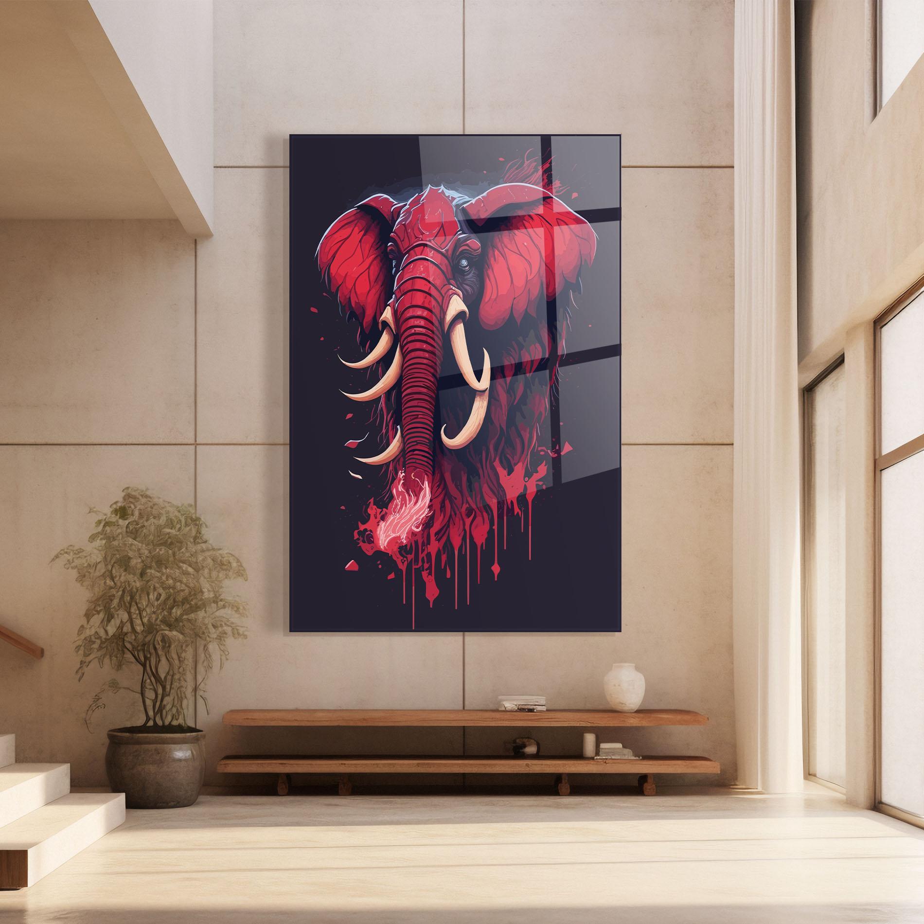 Üvegkép Bloody Elephant mockup 8
