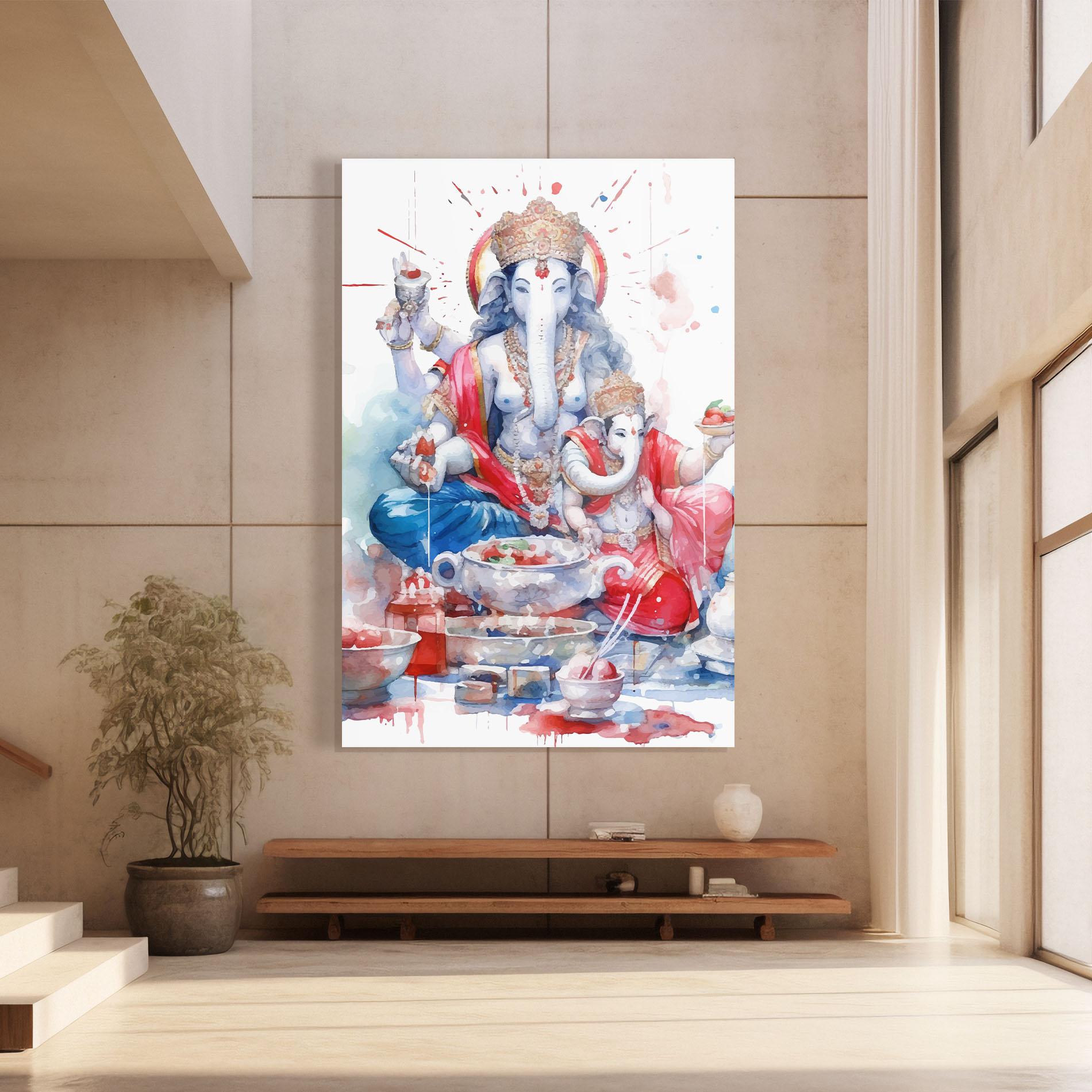 Üvegkép Durga Puja Festival mockup 8