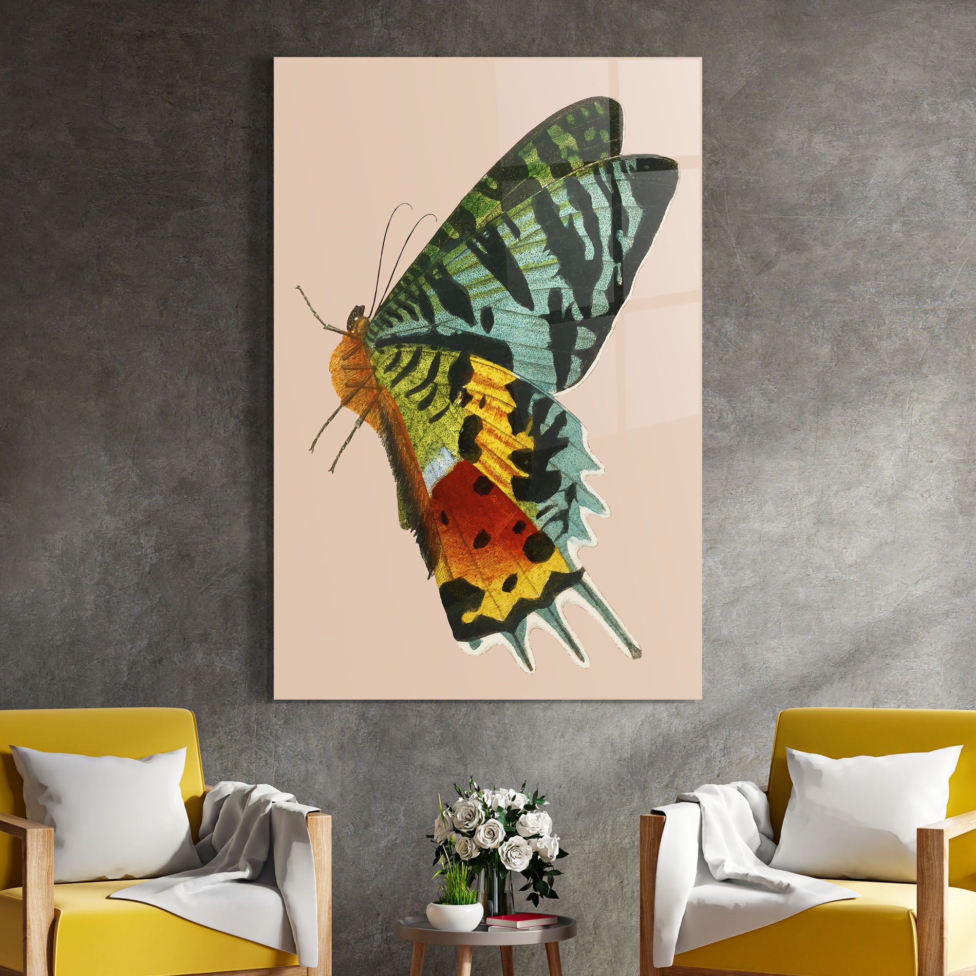 Butterfly On Pink mockup 4