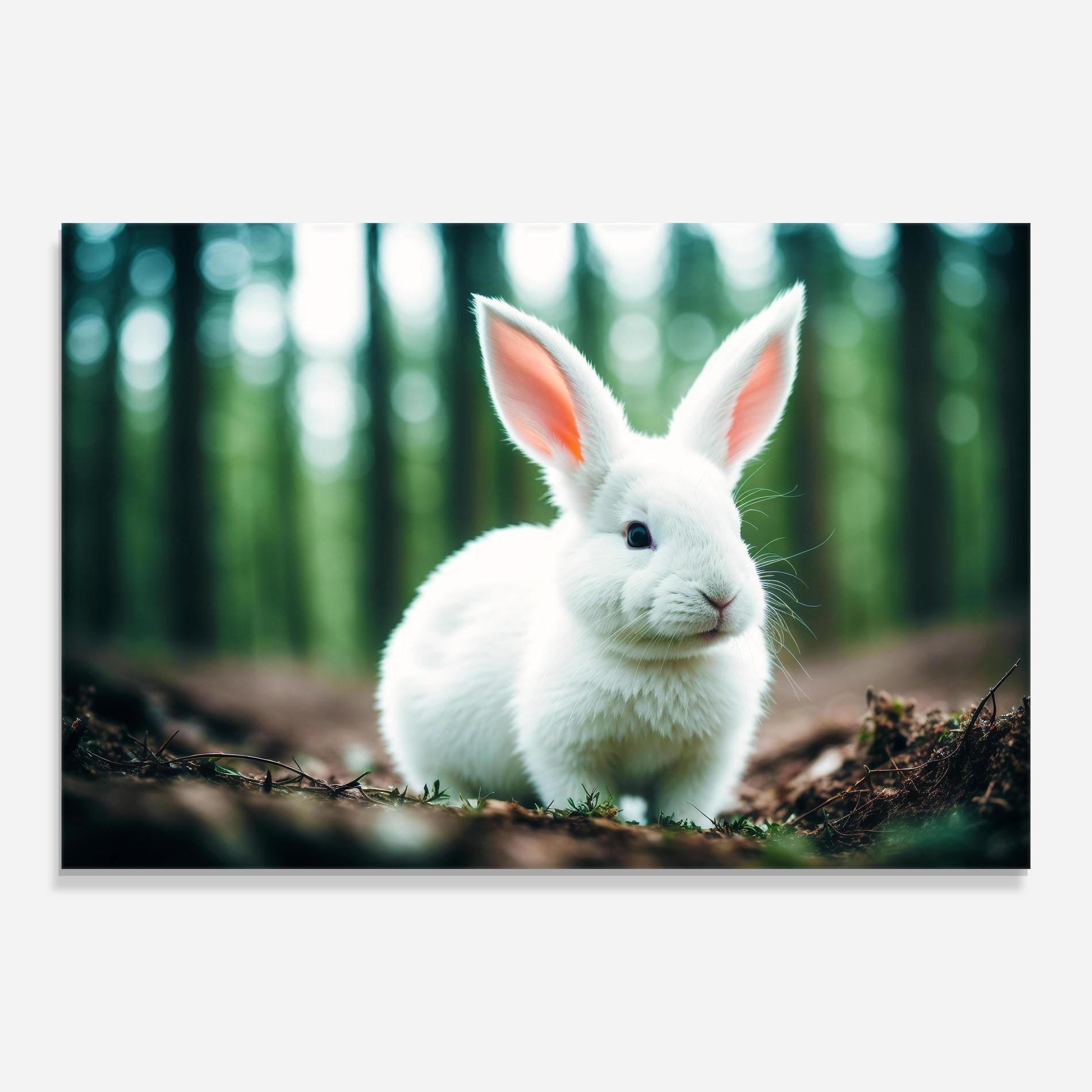 Üvegkép Forest Bunny mockup 0
