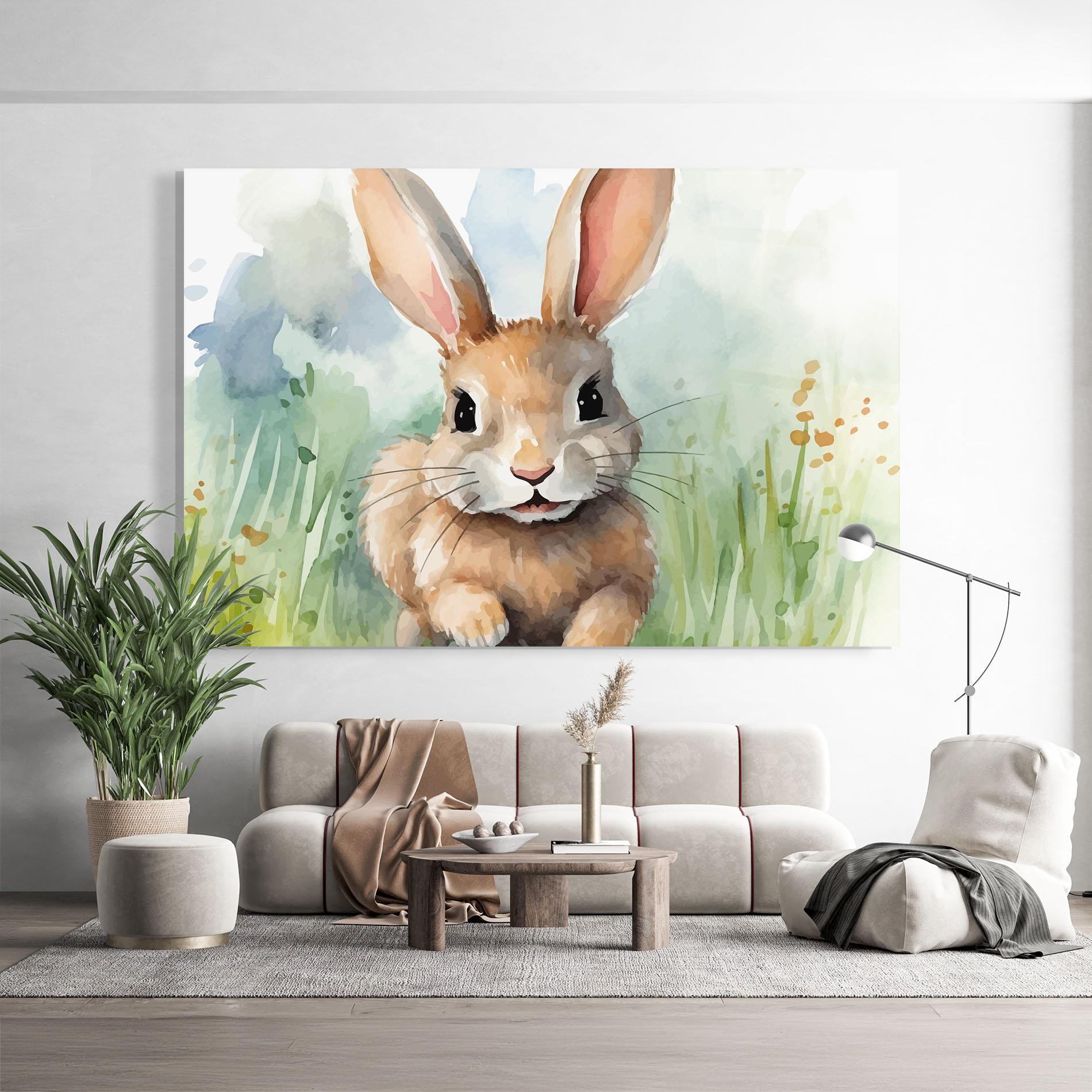 Üvegkép Brown Cream Bunny mockup 9