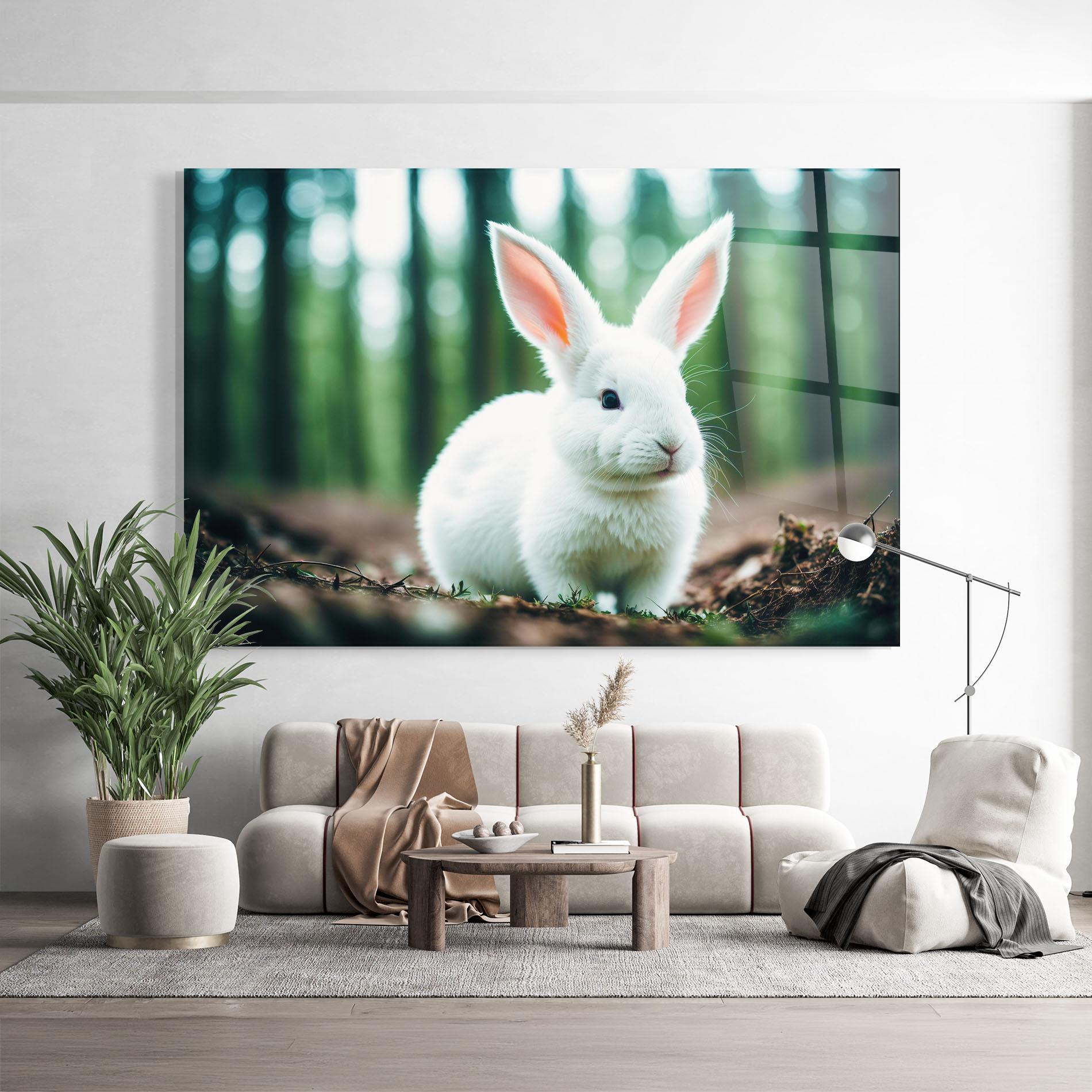 Üvegkép Forest Bunny mockup 9