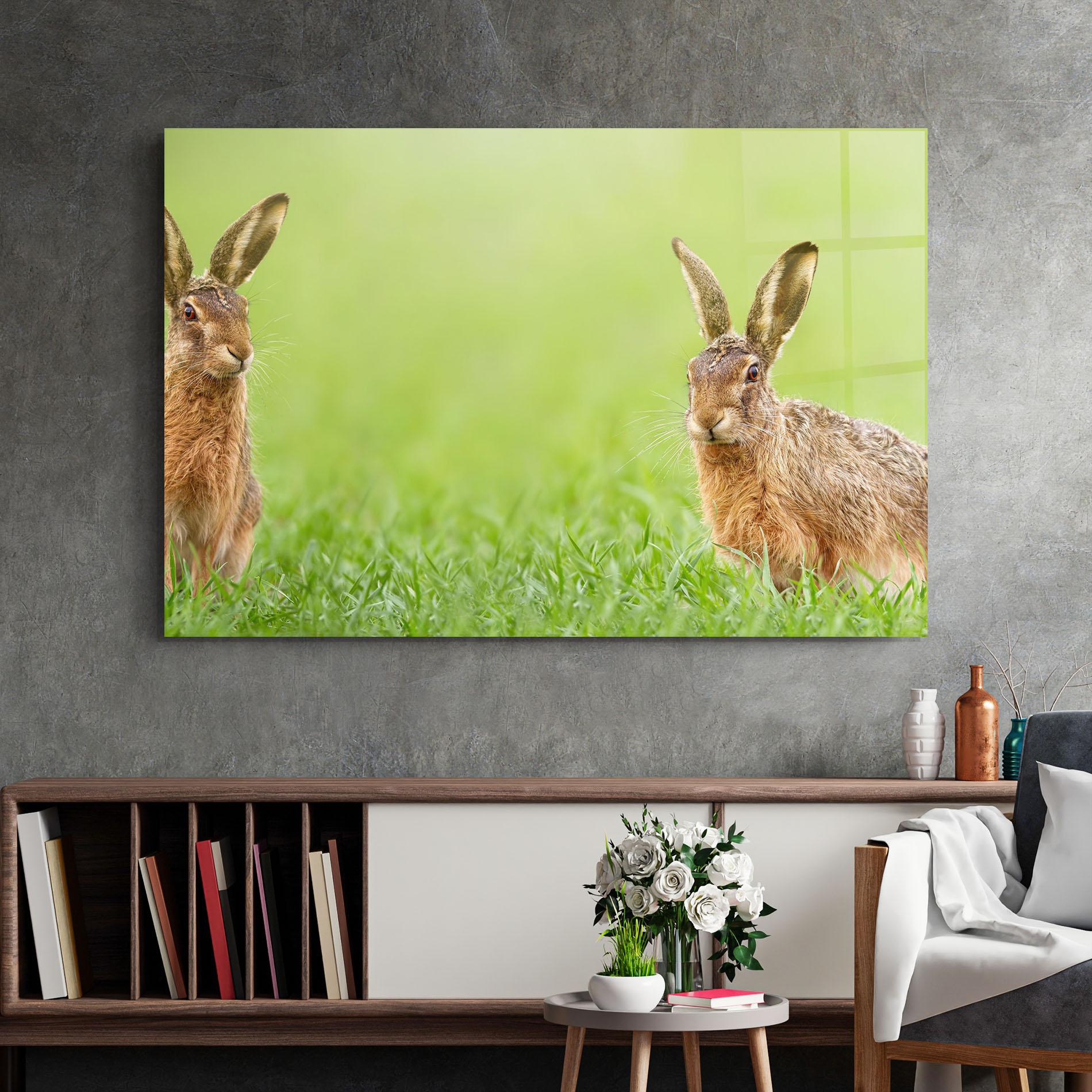 Üvegkép Brown Hares mockup 2
