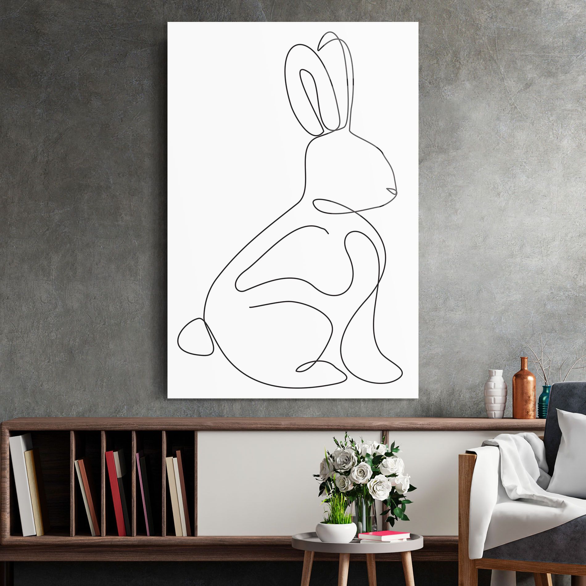 Cute Rabbit mockup 2