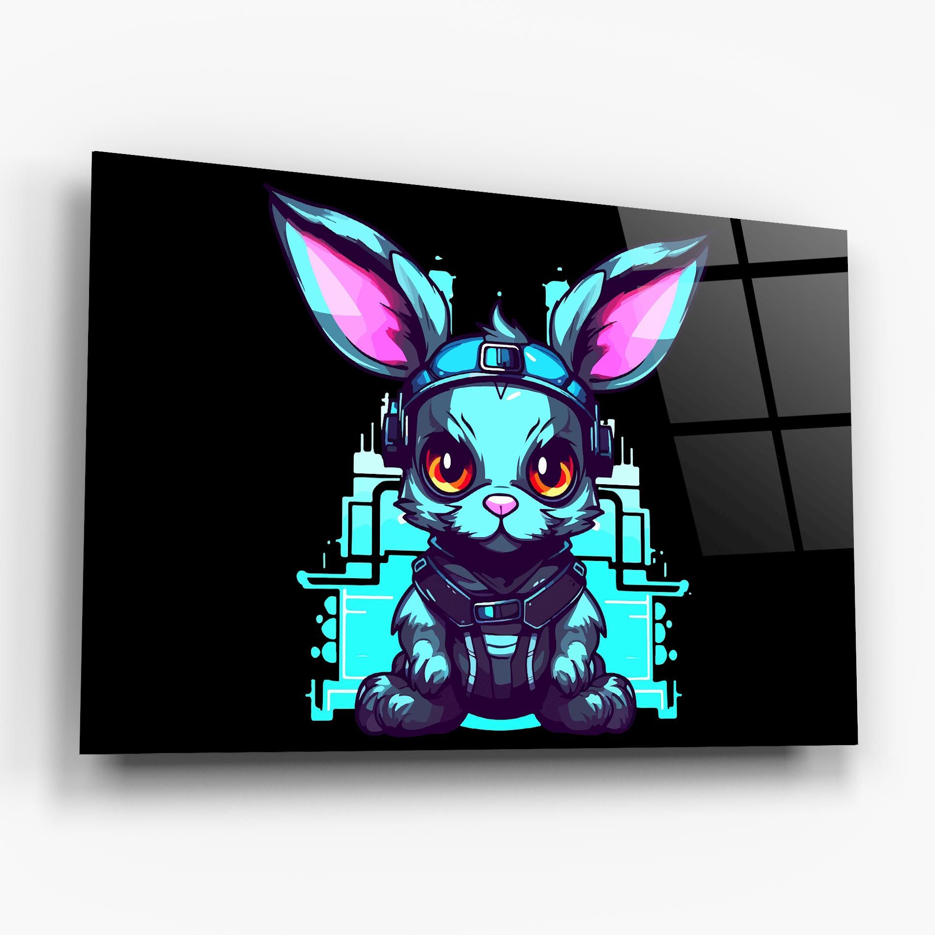 Cyberpunk Rabbit mockup 6
