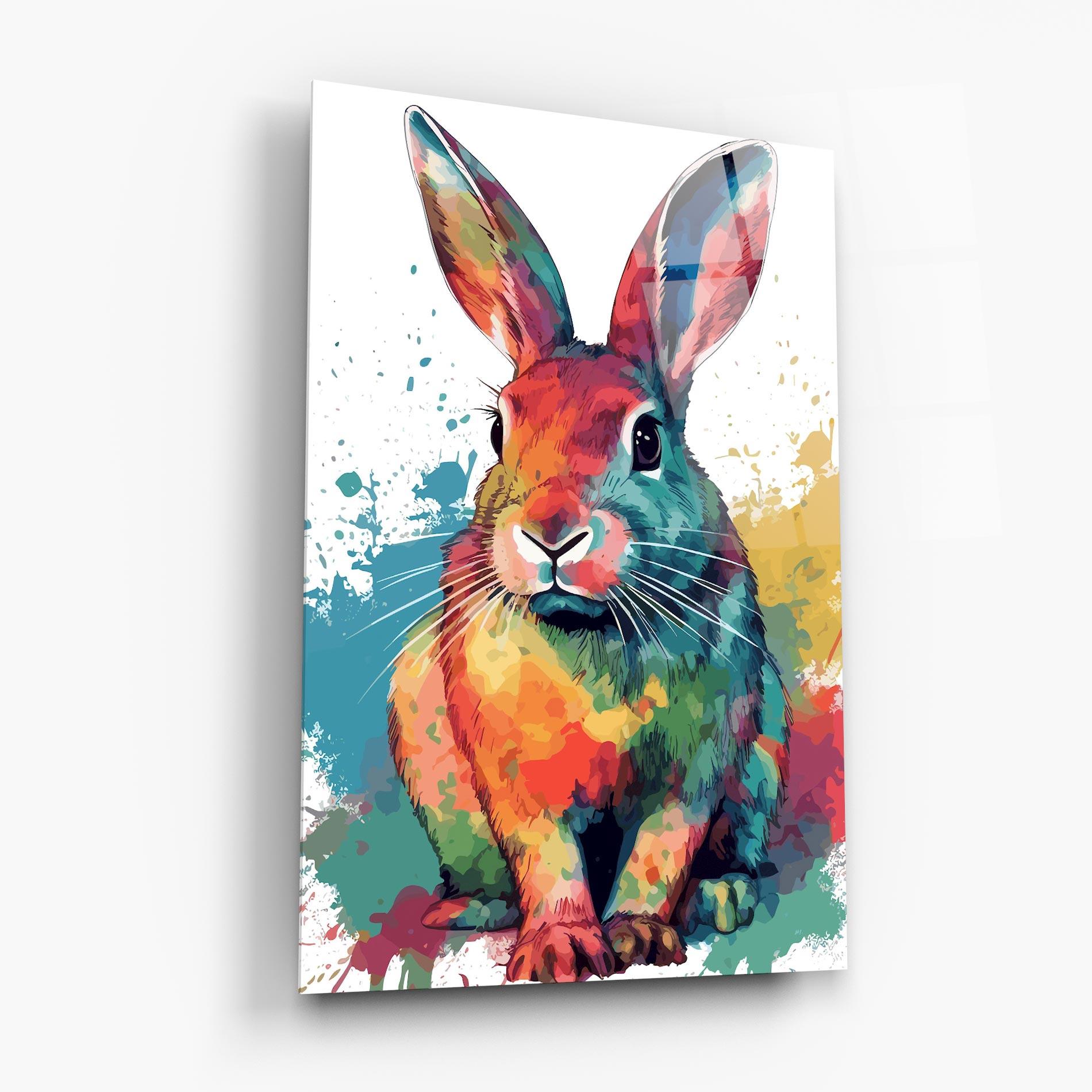 Üvegkép Brush Rabbit mockup 6