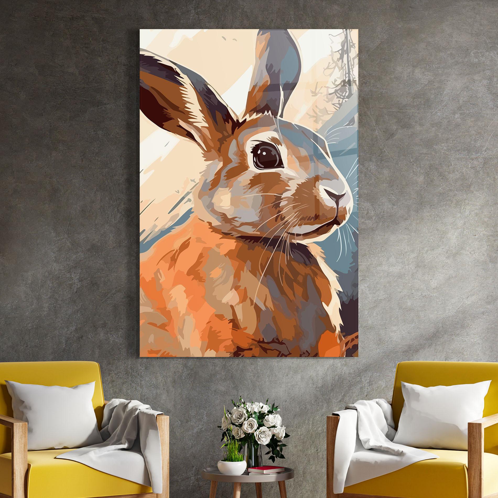 Üvegkép Anime Rabbit mockup 4