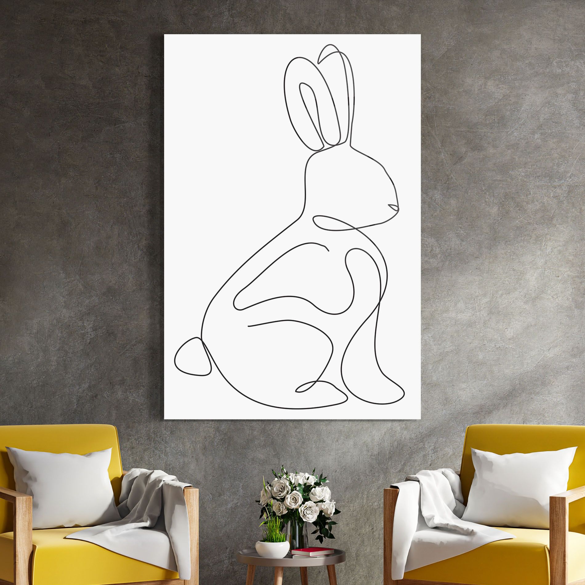 Cute Rabbit mockup 4