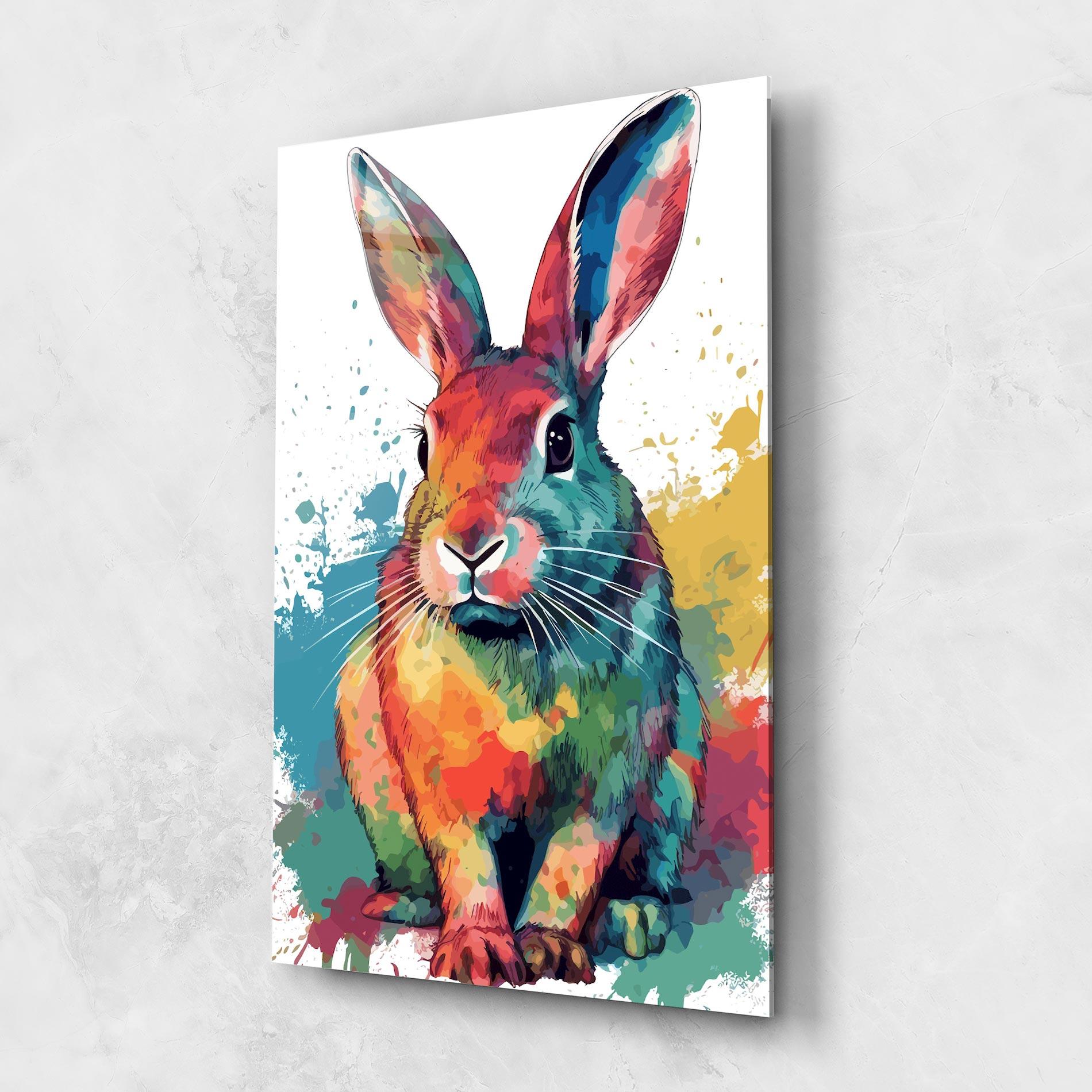 Üvegkép Brush Rabbit mockup 1