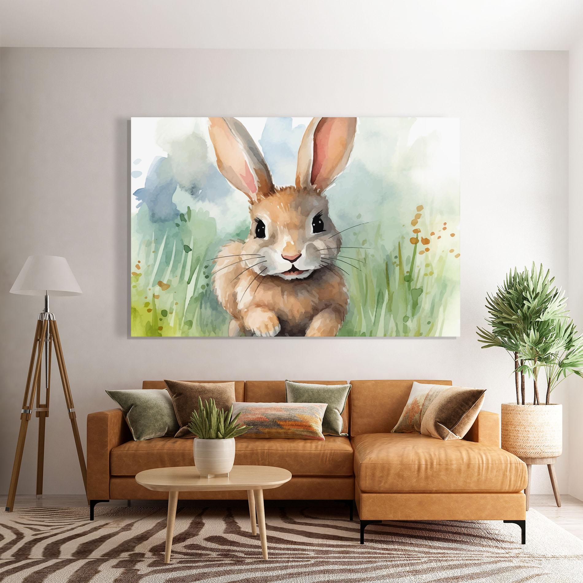 Üvegkép Brown Cream Bunny mockup 7
