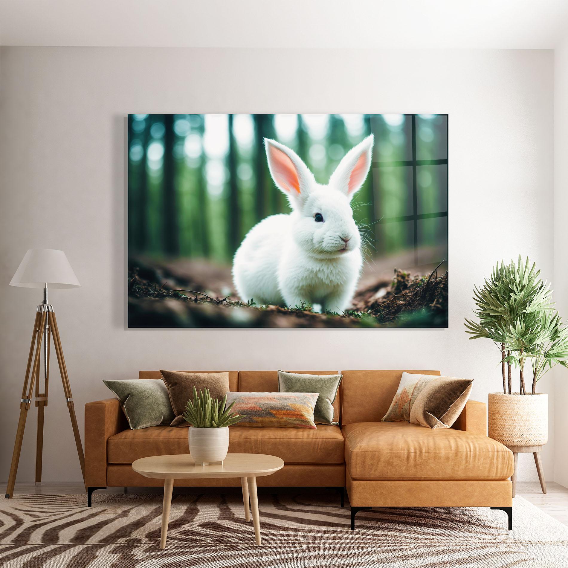 Üvegkép Forest Bunny mockup 7