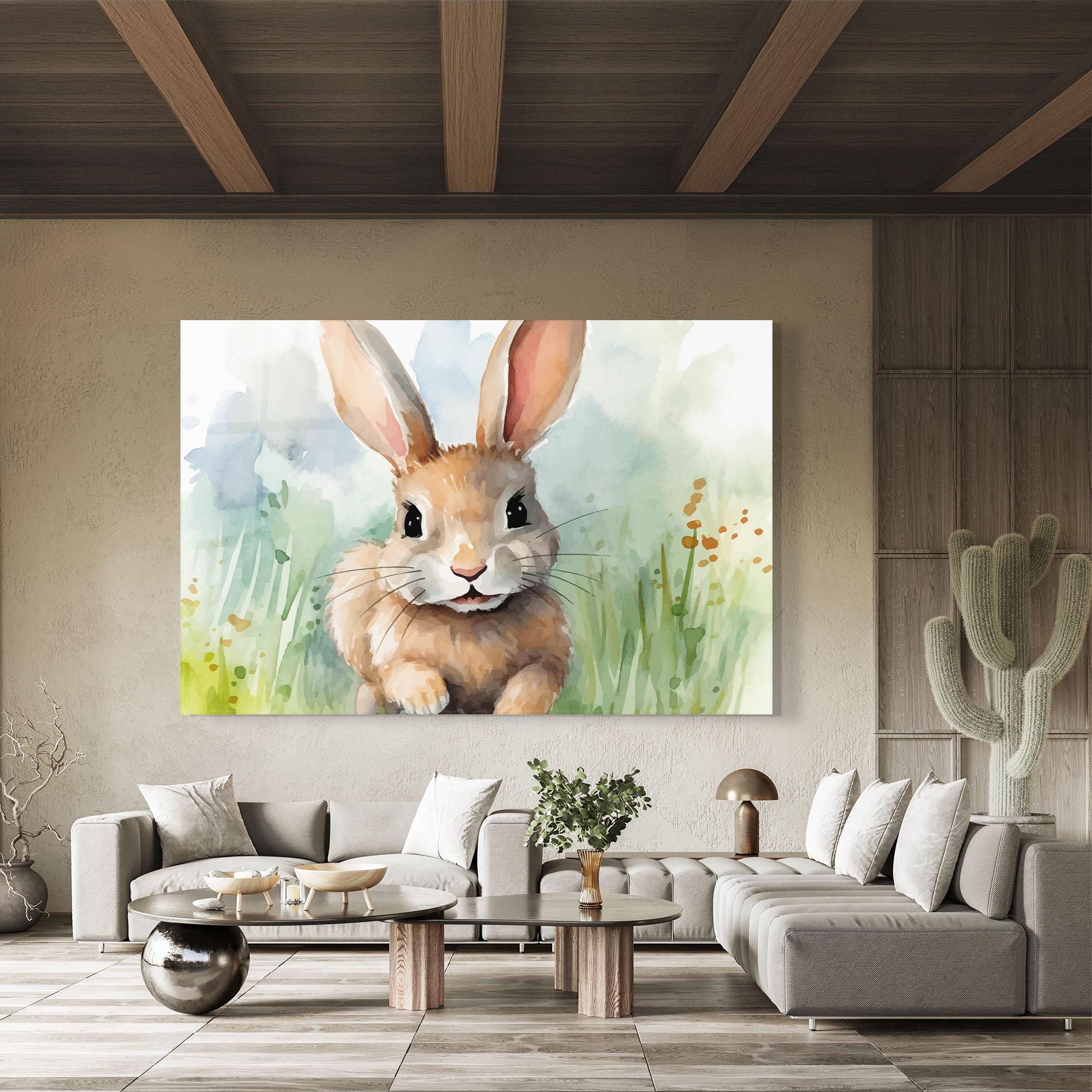 Üvegkép Brown Cream Bunny mockup 8