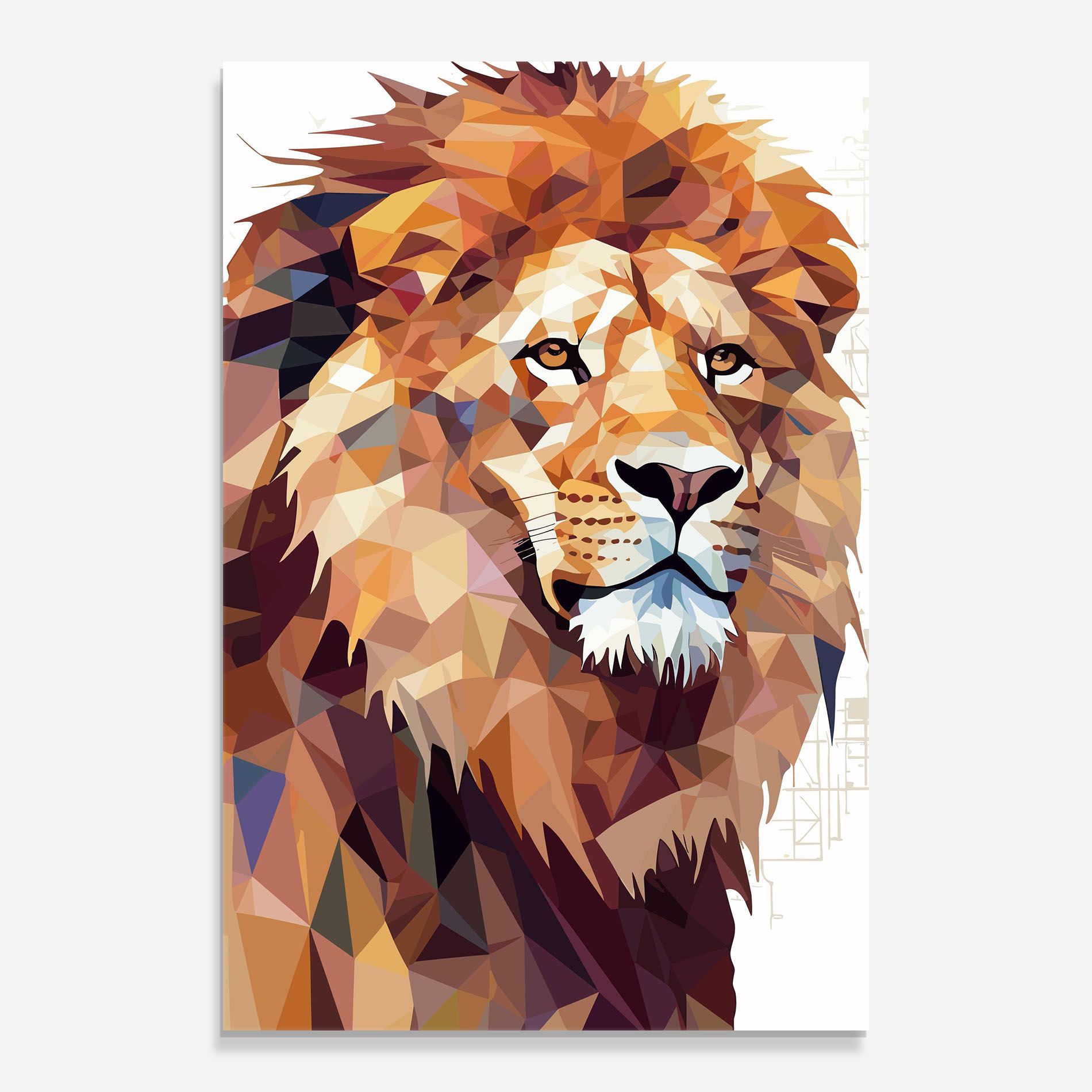 Artistic Lion Head mockup 0