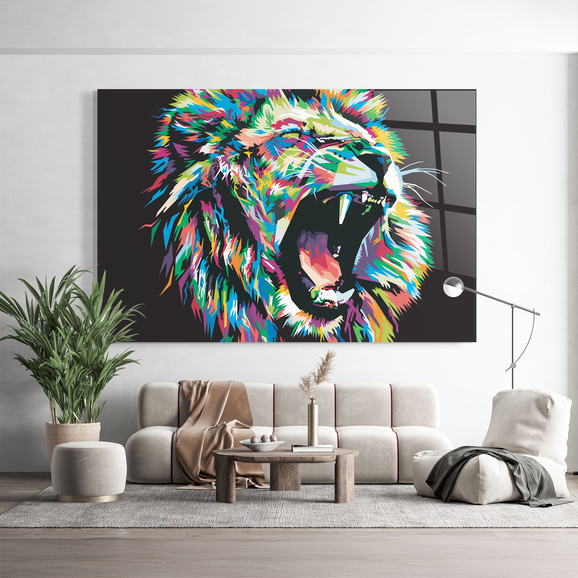 Green Blue Lion mockup 9