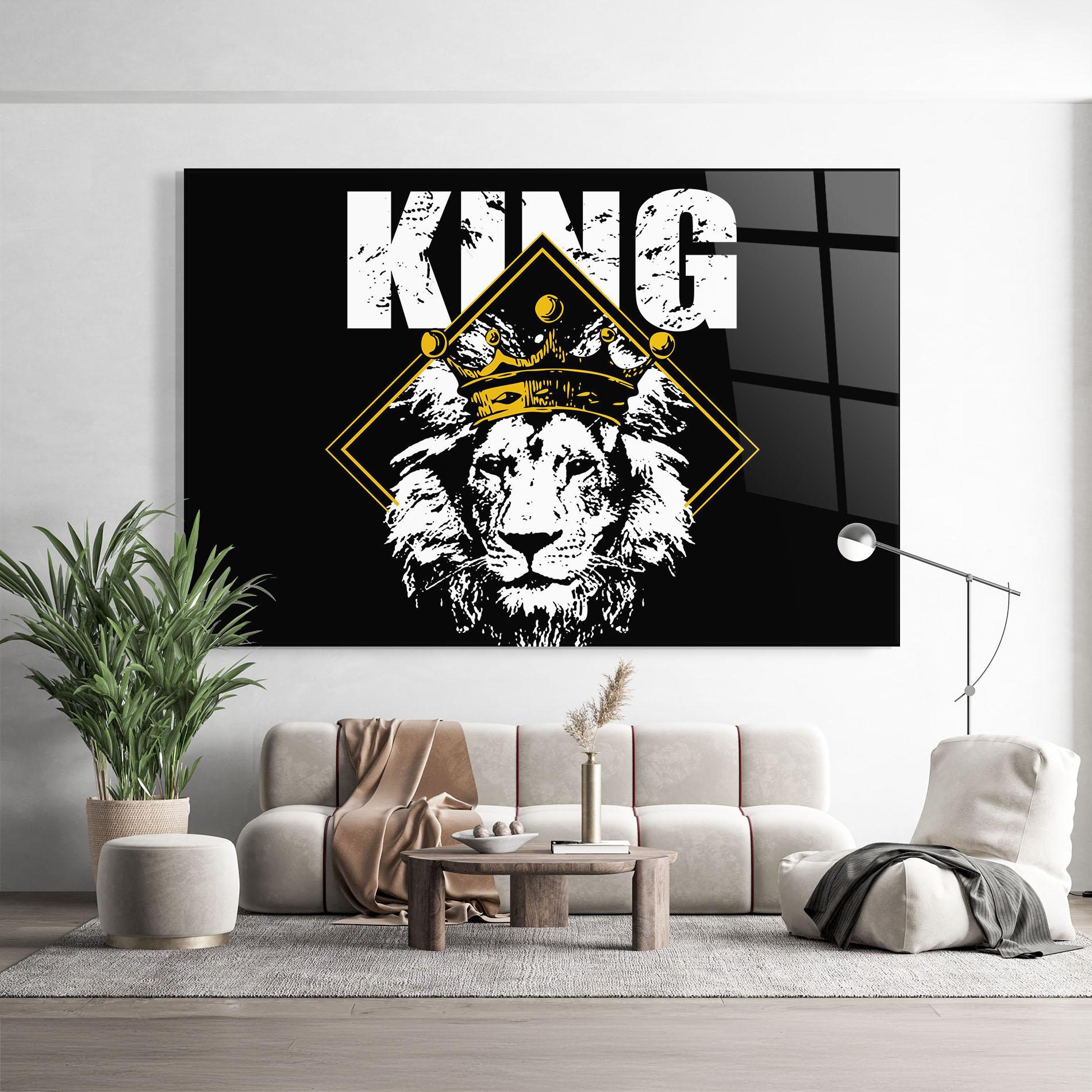 Üvegkép Jungle King mockup 9