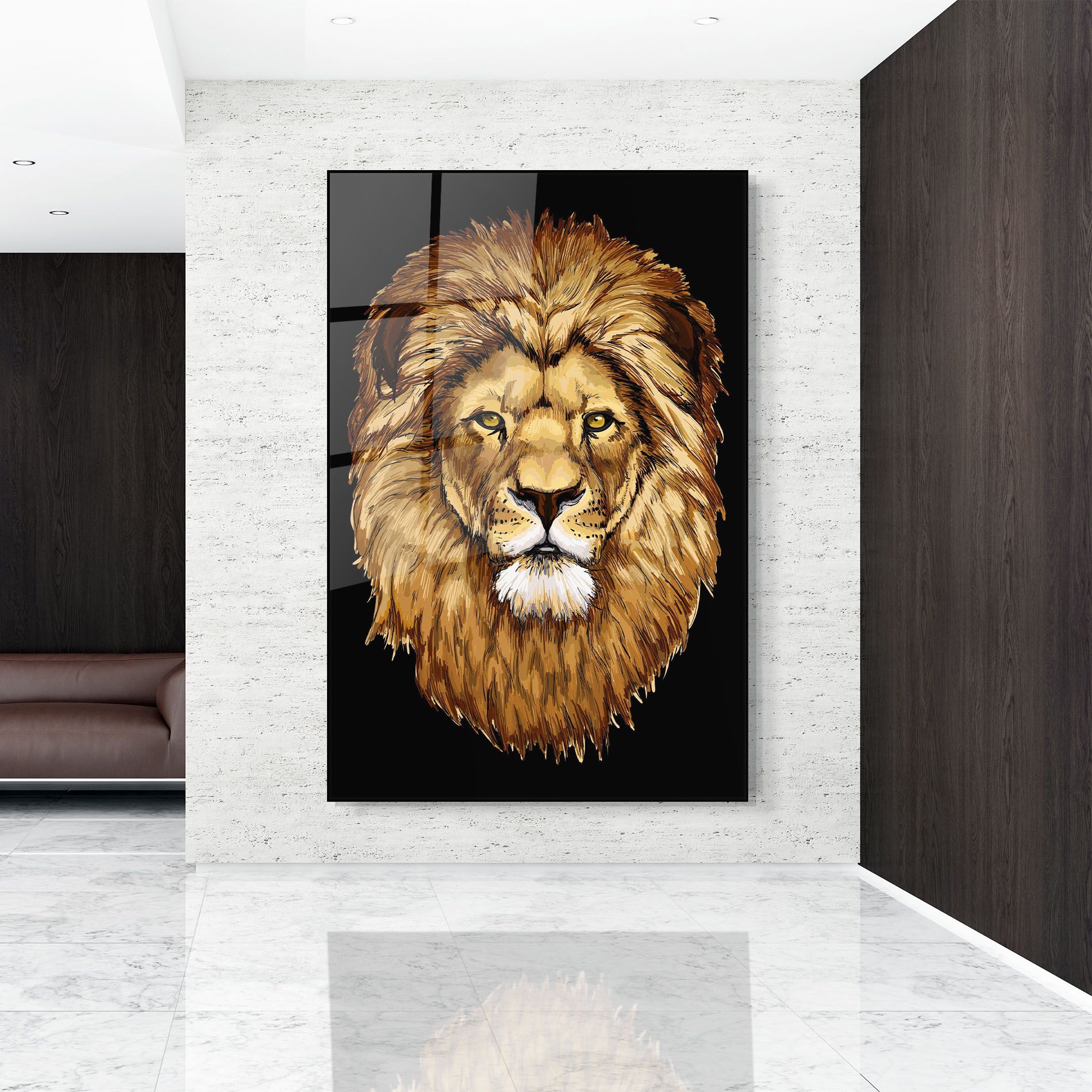 Lion Head mockup 9