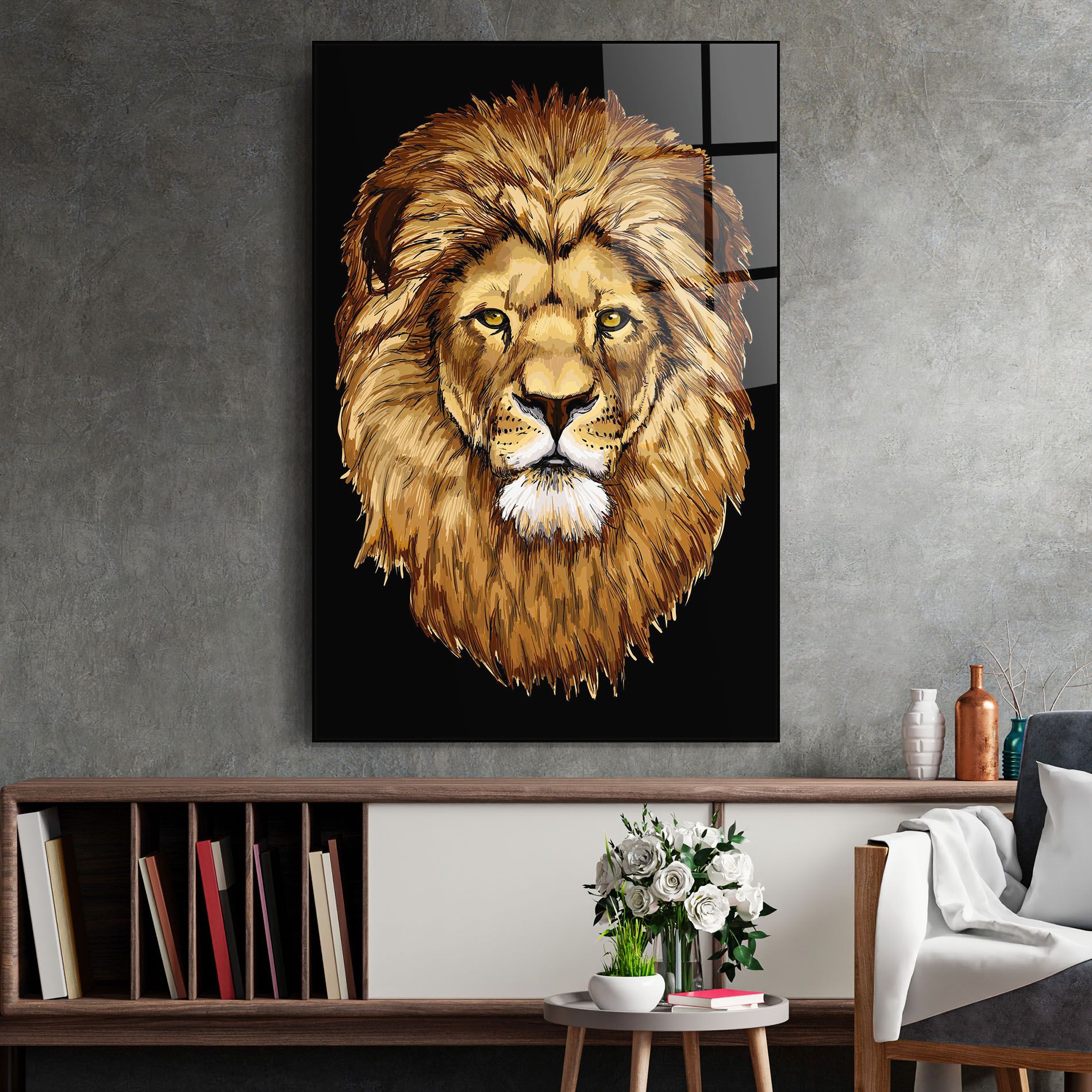 Lion Head mockup 2