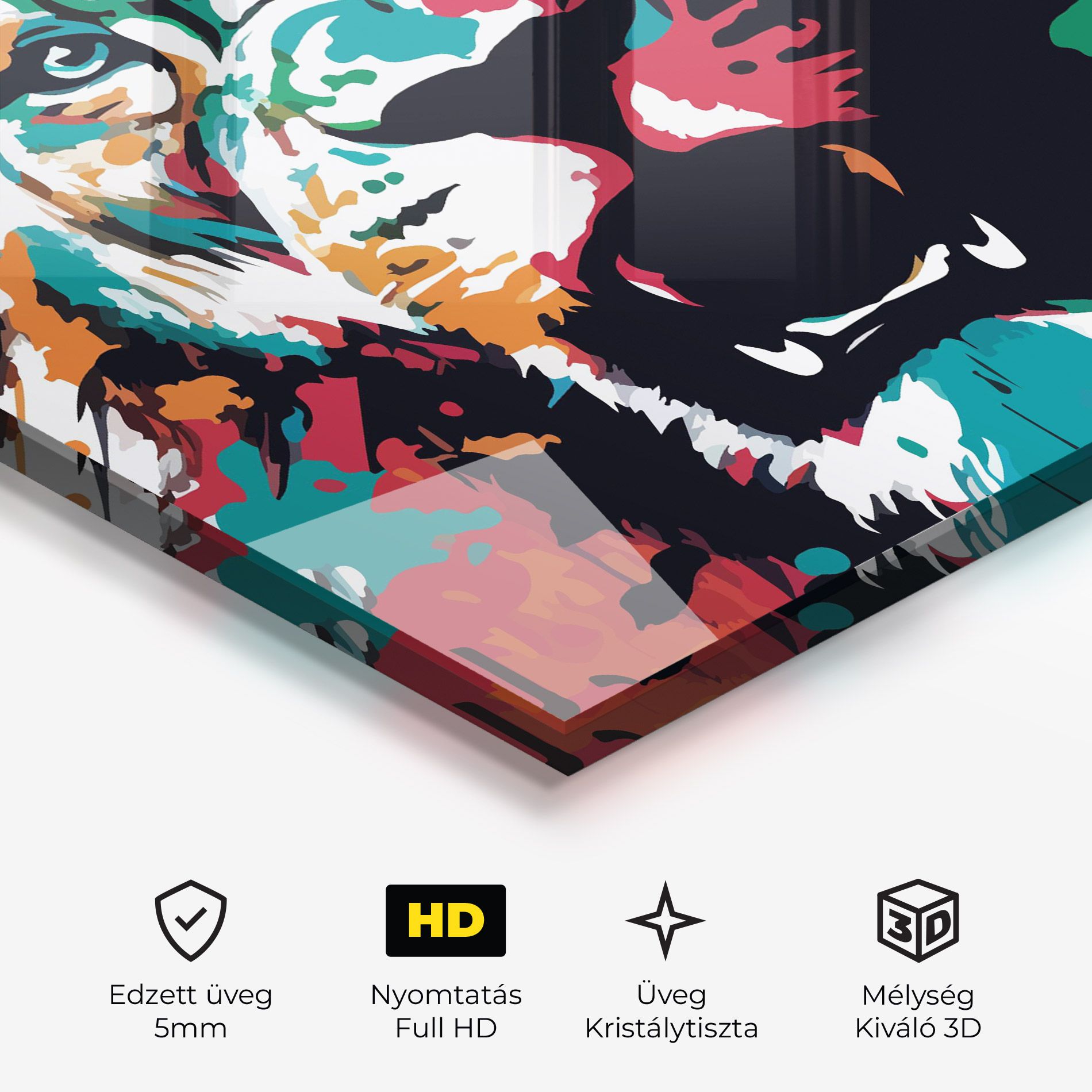 Blue Green Lion mockup 3