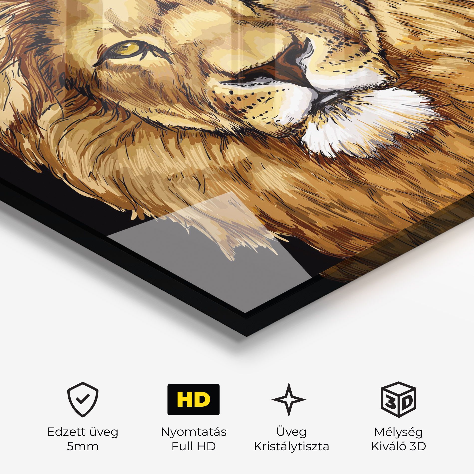 Lion Head mockup 3