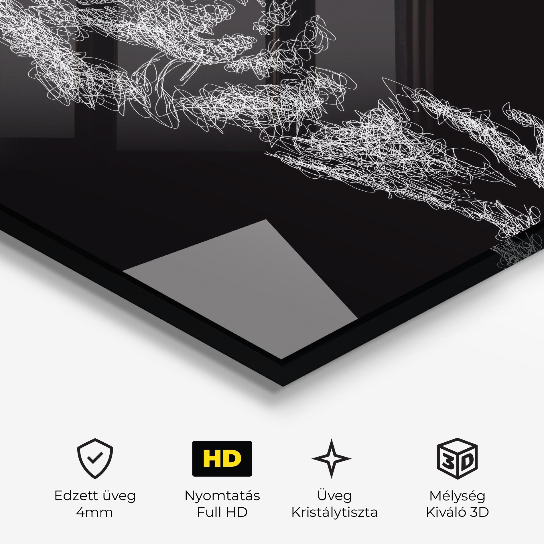 Üvegkép Lion Signature mockup 3