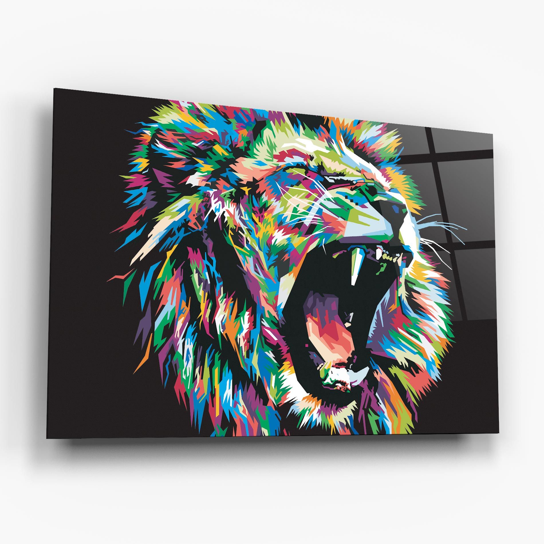 Green Blue Lion mockup 6
