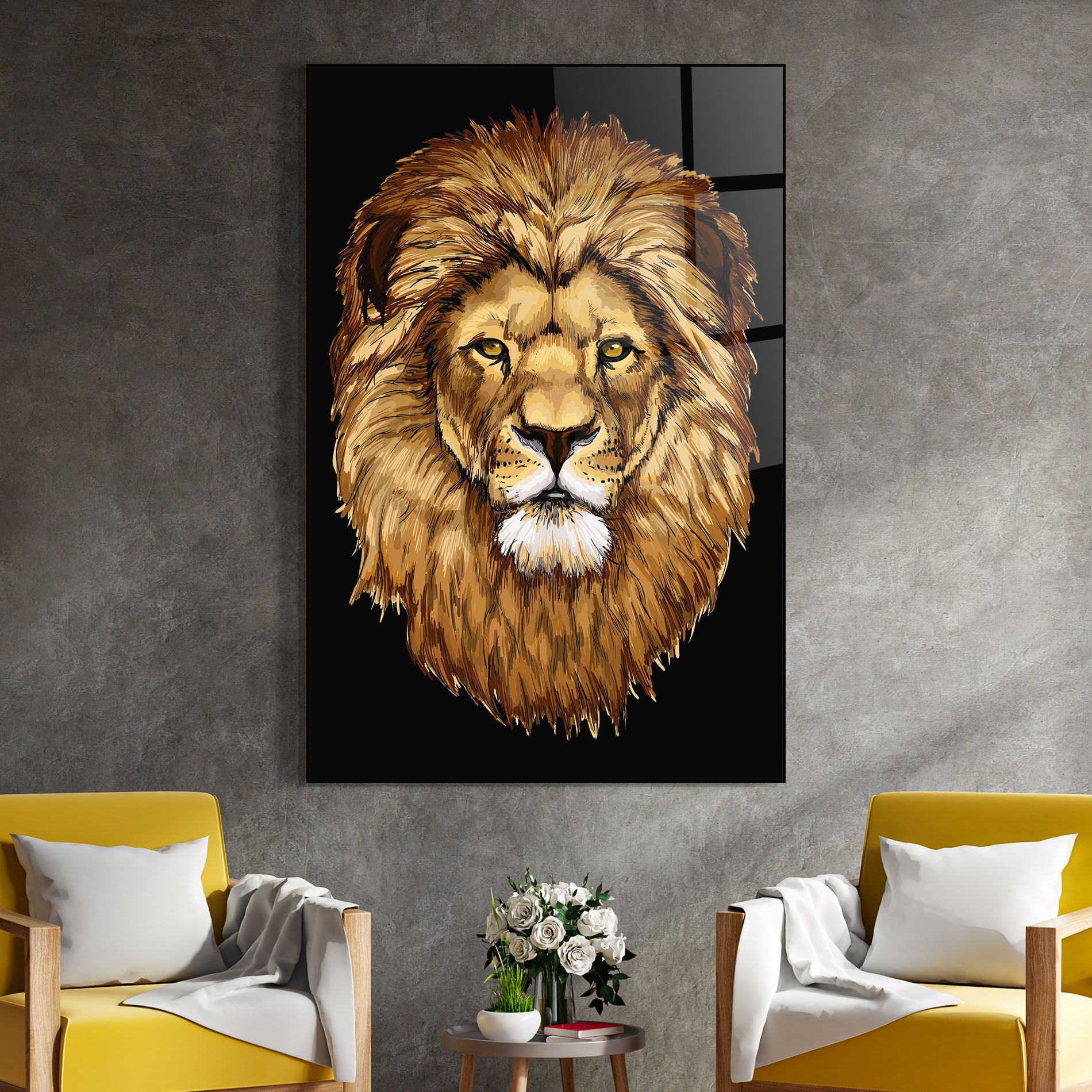Lion Head mockup 4