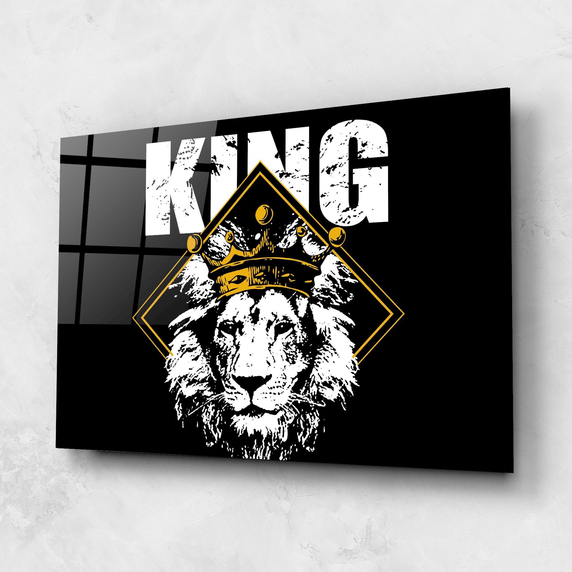 Üvegkép Jungle King mockup 1