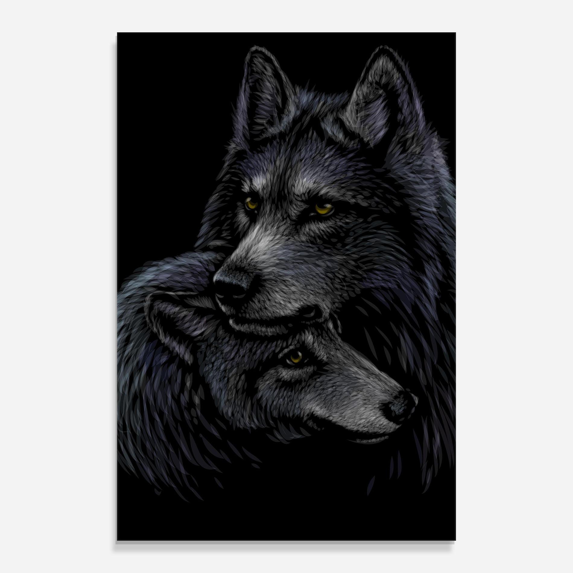 Üvegkép Mom Wolf mockup 0