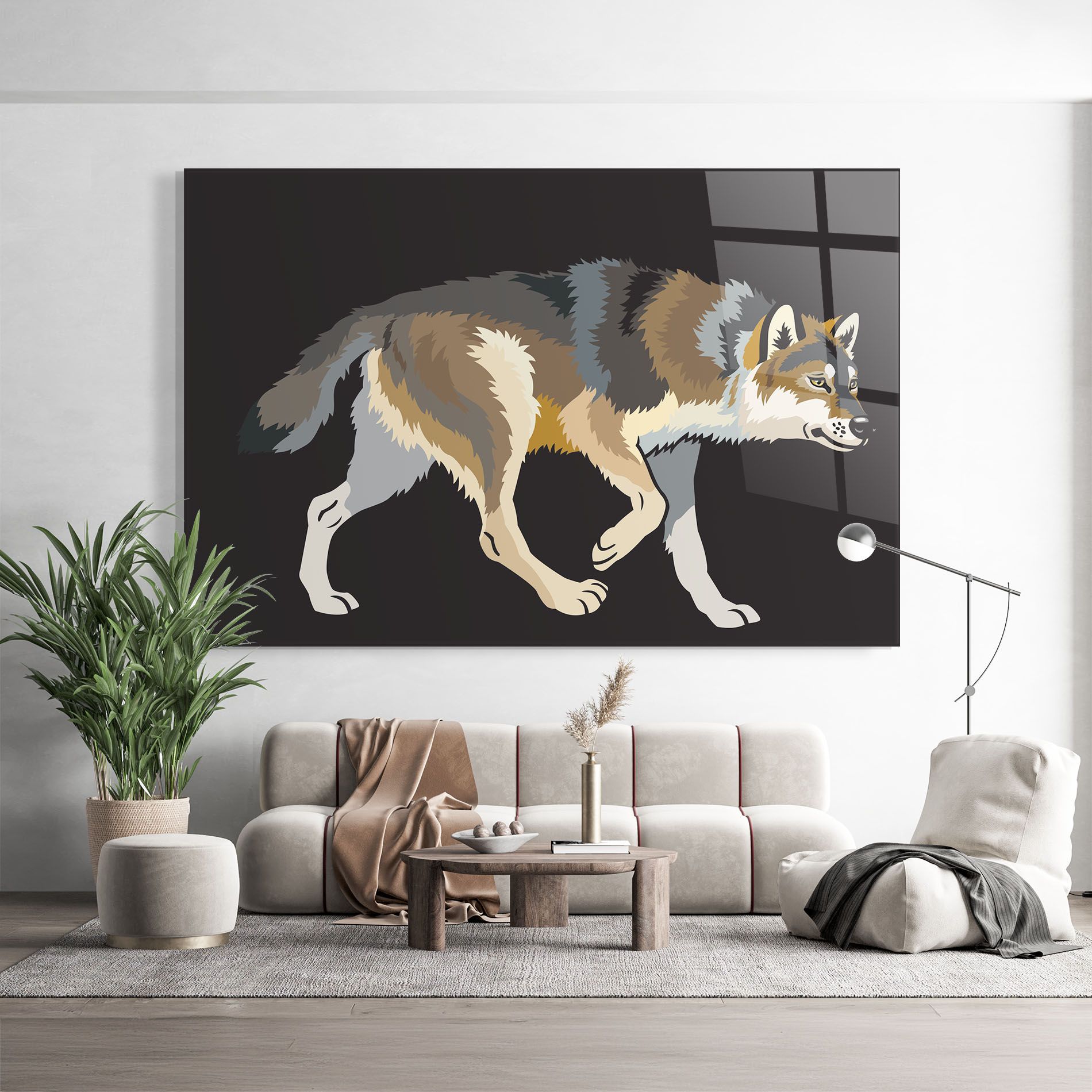 Cartoon Wolf mockup 9