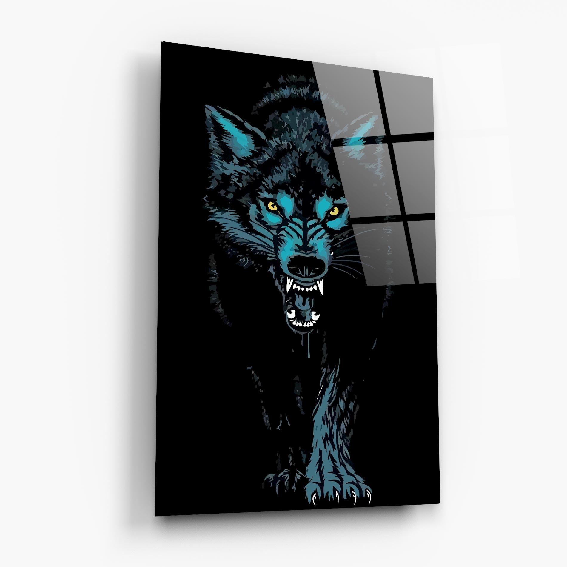 Üvegkép Blue Wolf mockup 6