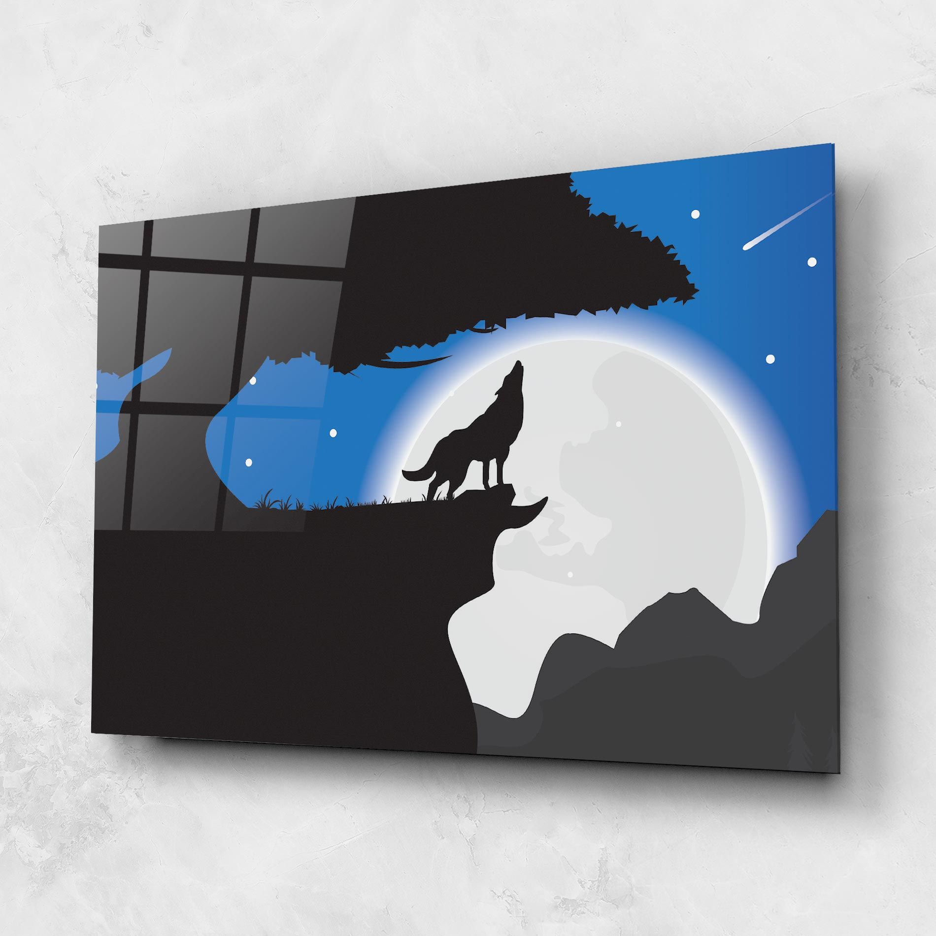 Blue Light Wolf mockup 1