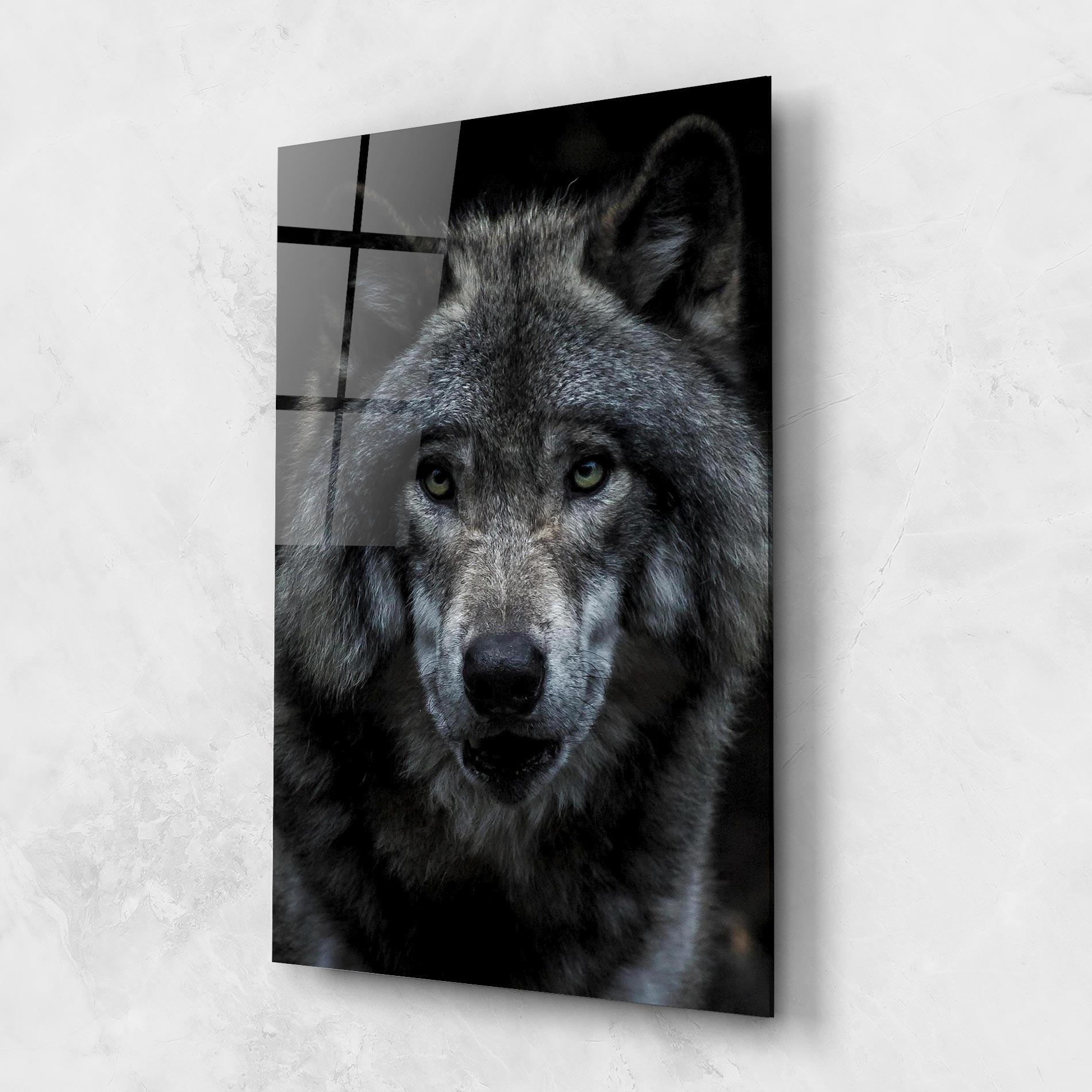 Üvegkép Angry Wolf mockup 1