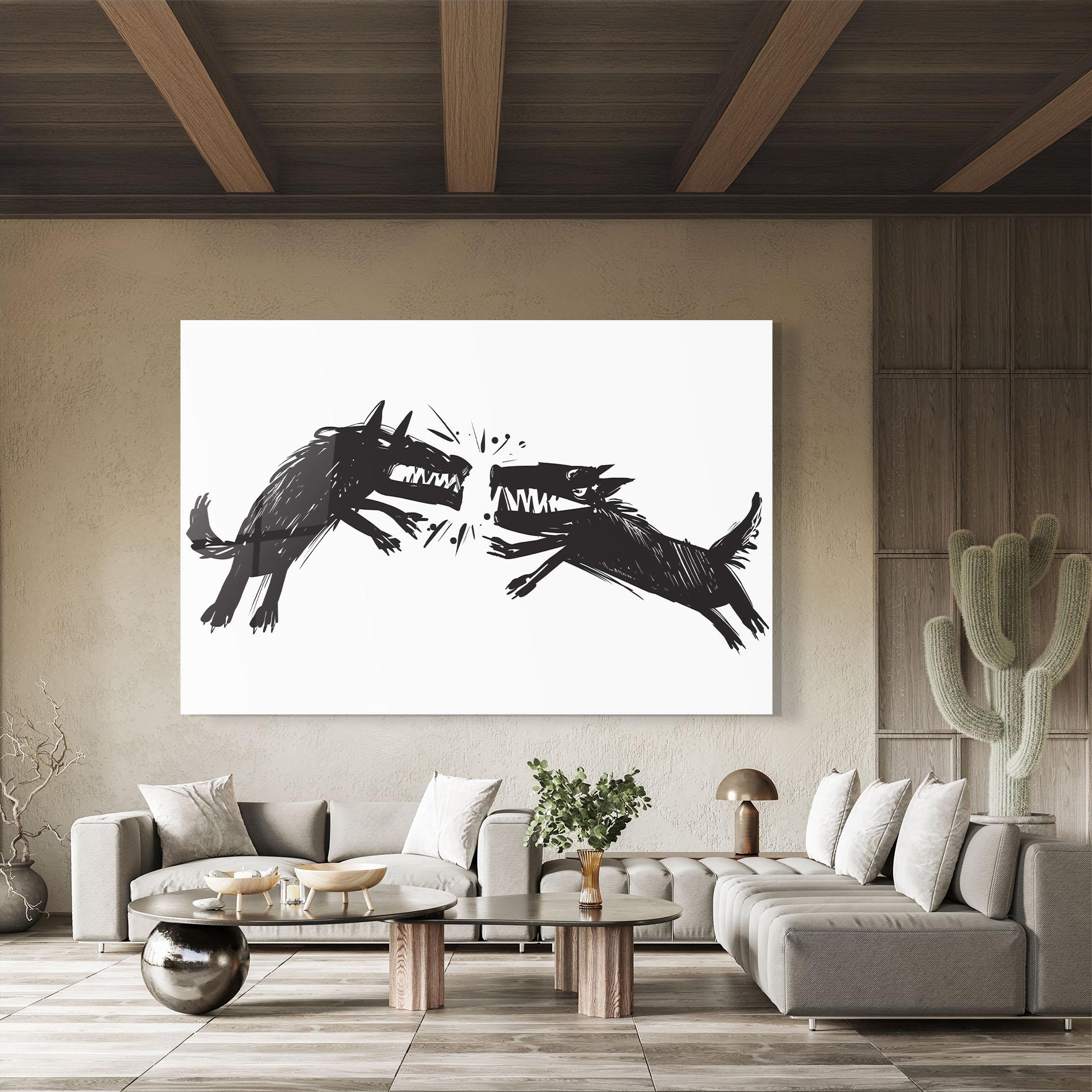 Üvegkép Black Wolves mockup 8