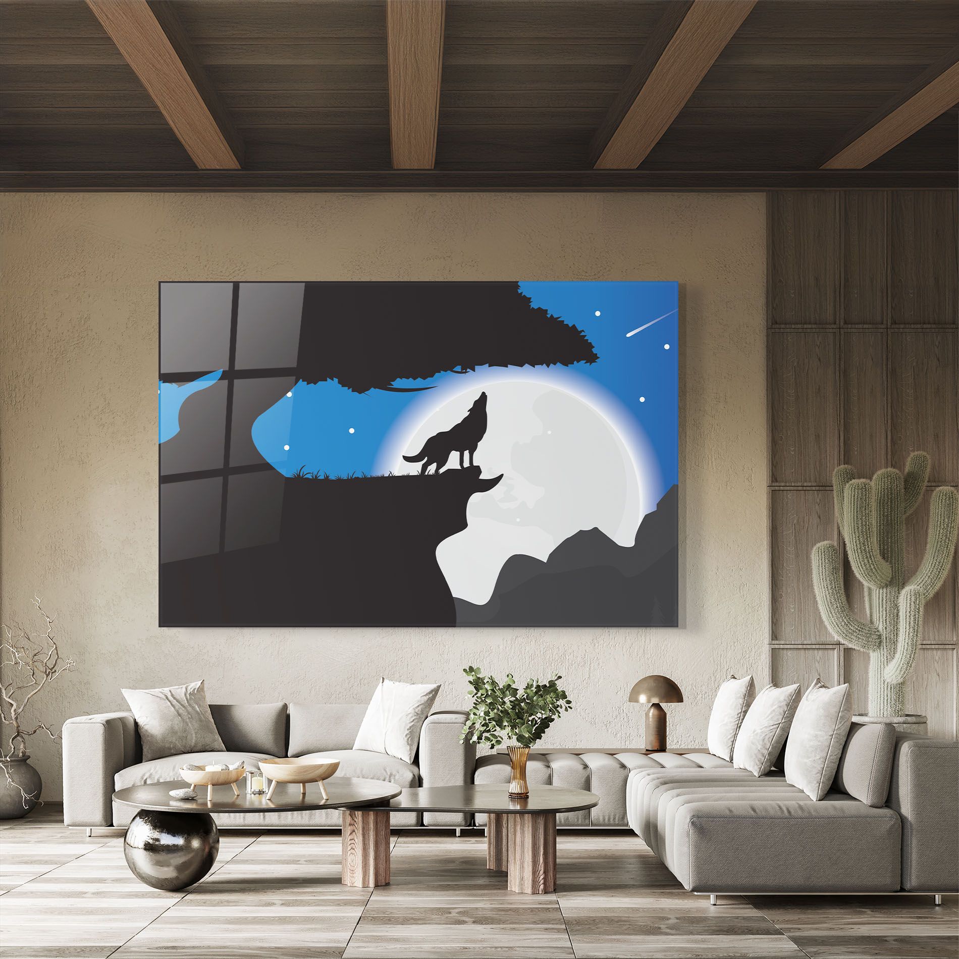 Blue Light Wolf mockup 8