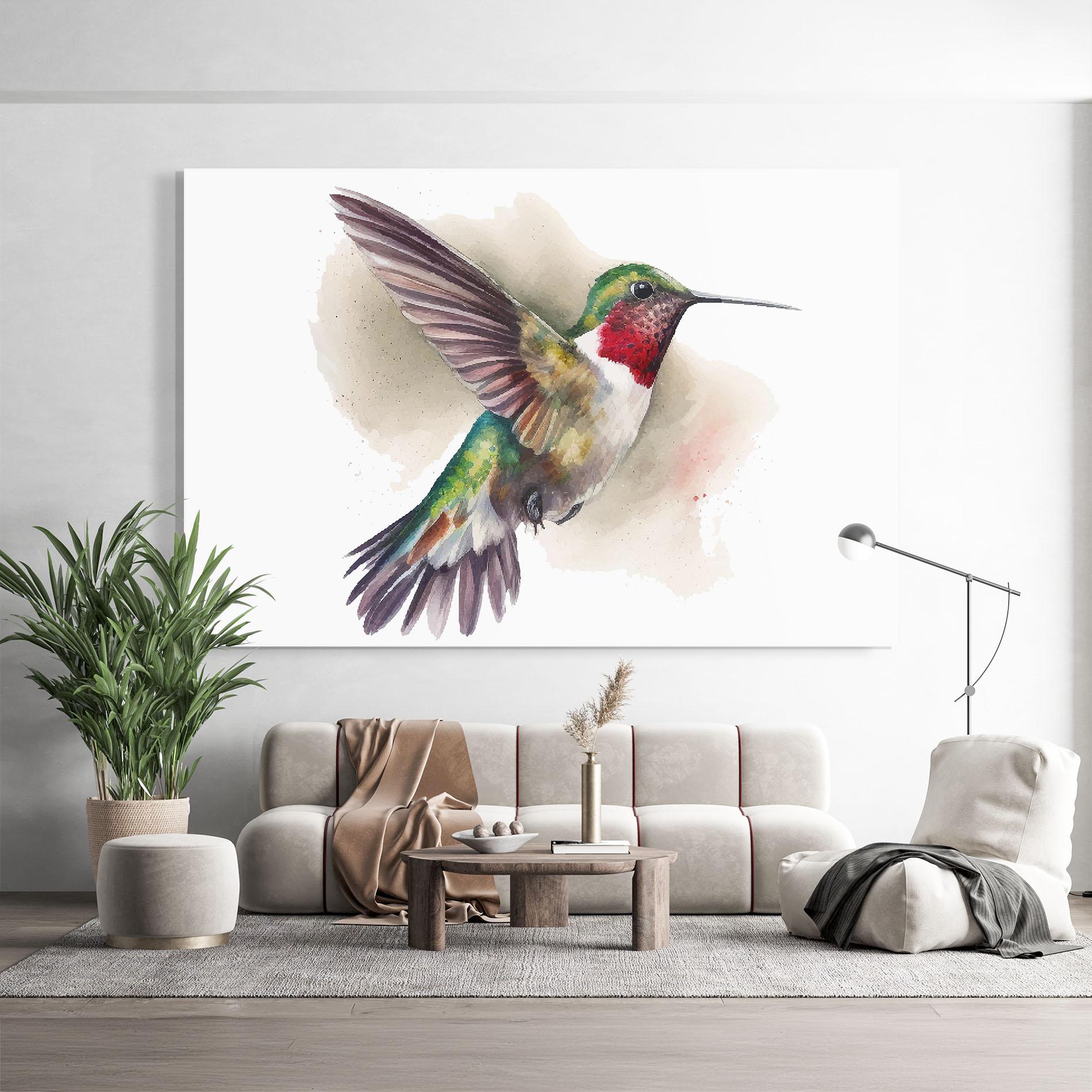Üvegkép Beautiful Bird mockup 9