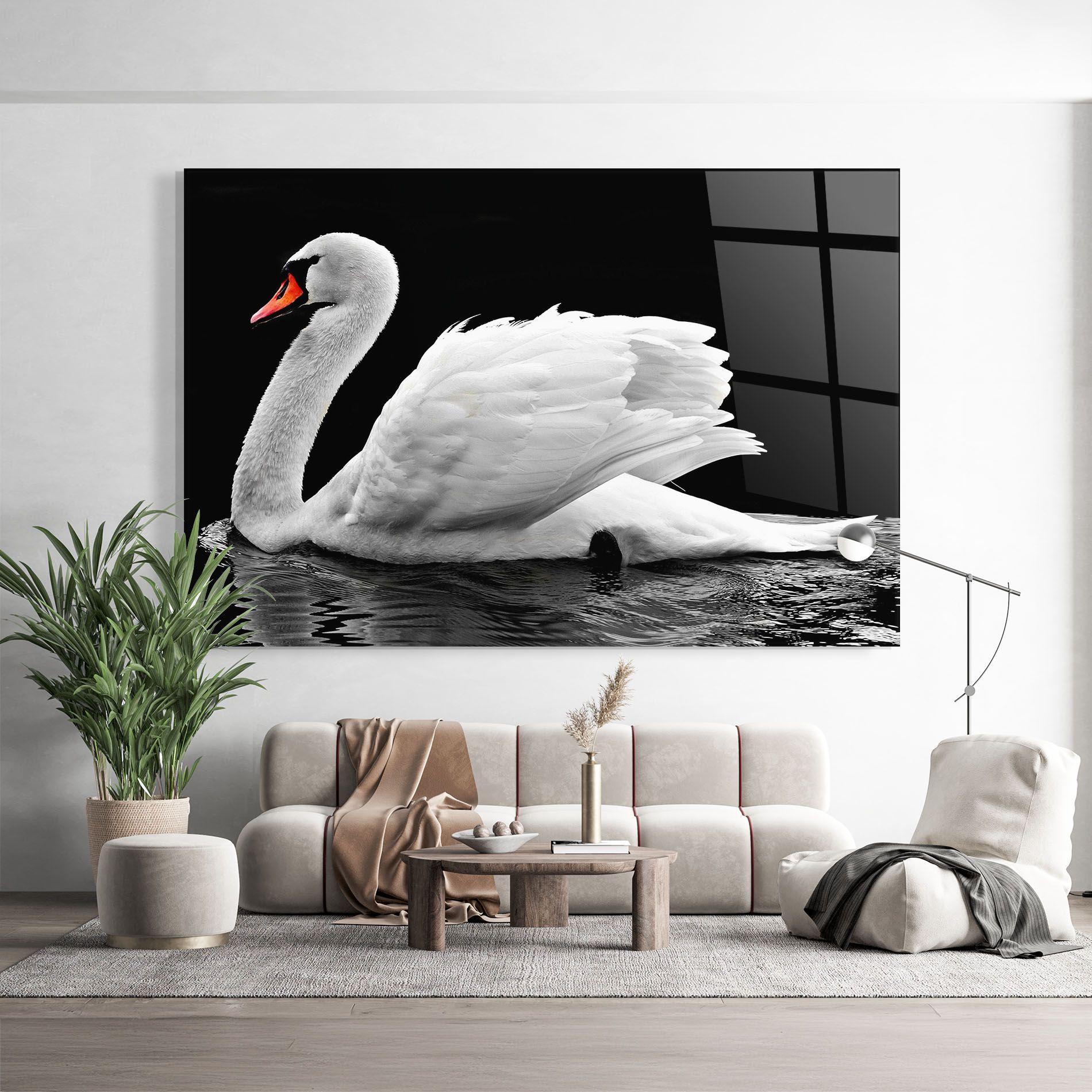 Black And White Swan mockup 9