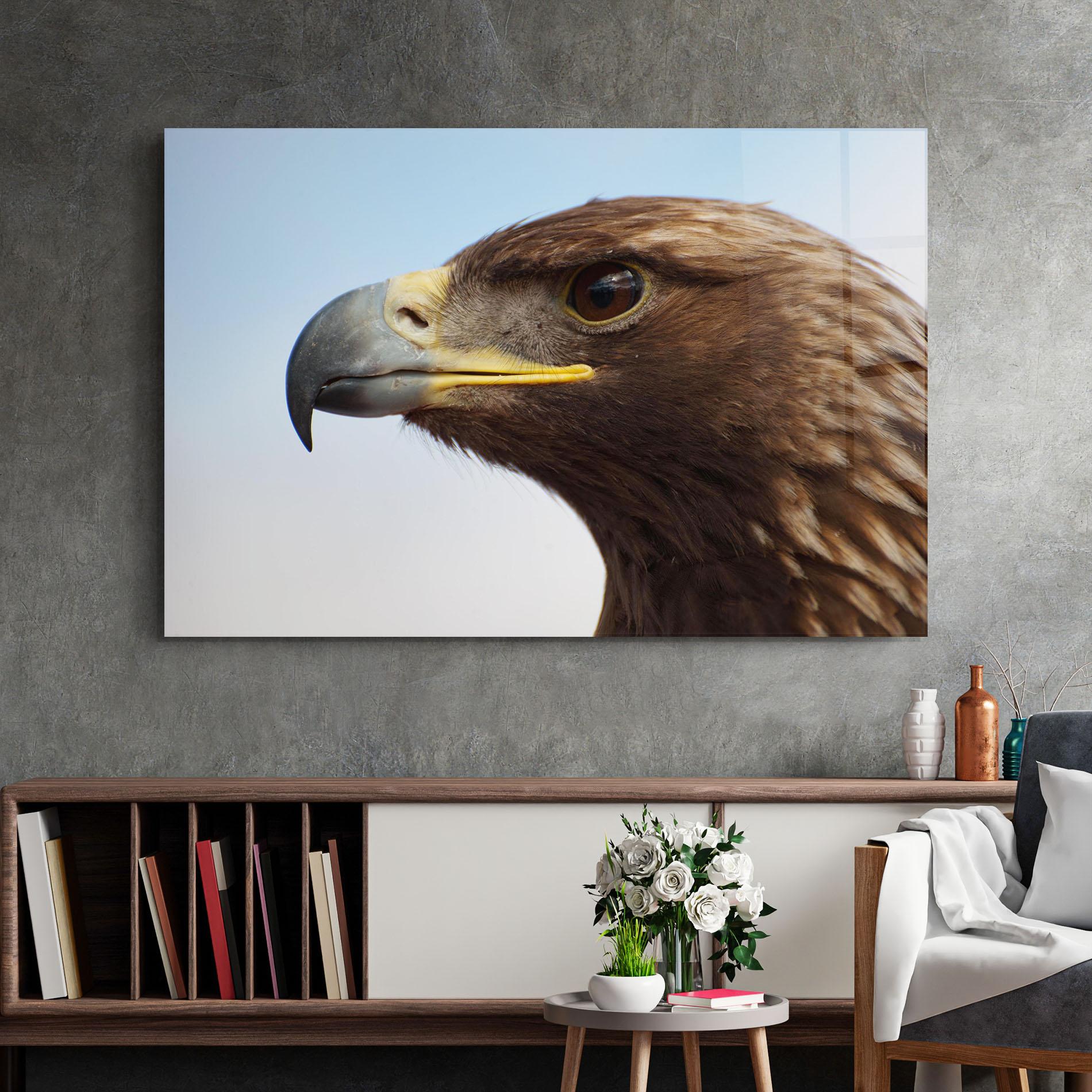 Üvegkép Brown Head Eagle mockup 2