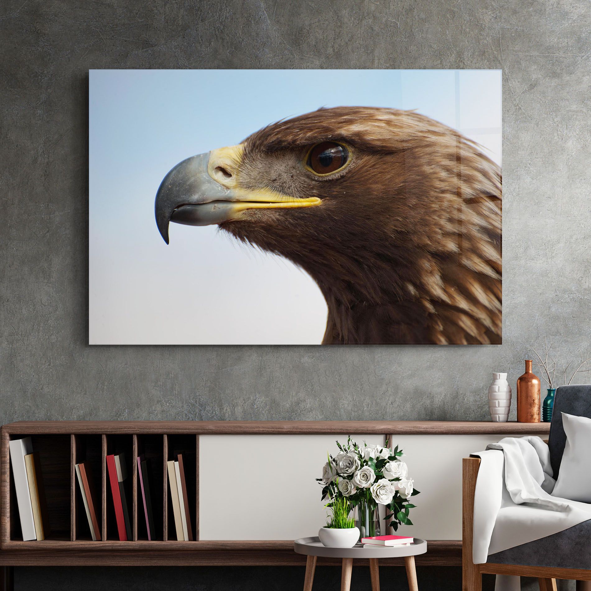 Brown Head Eagle mockup 2