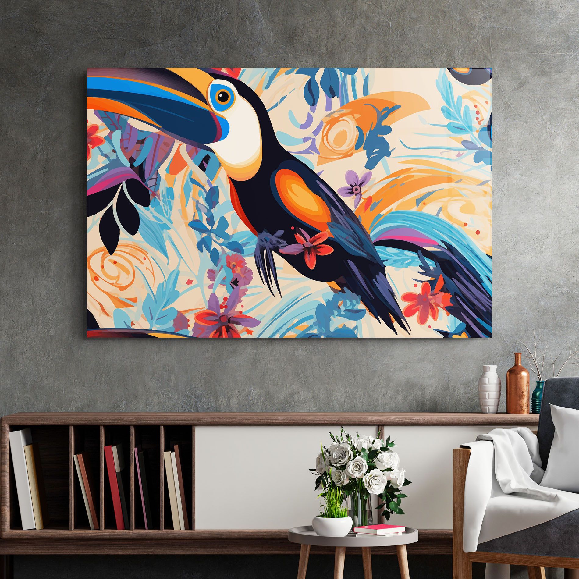 Colorful Toucan mockup 2