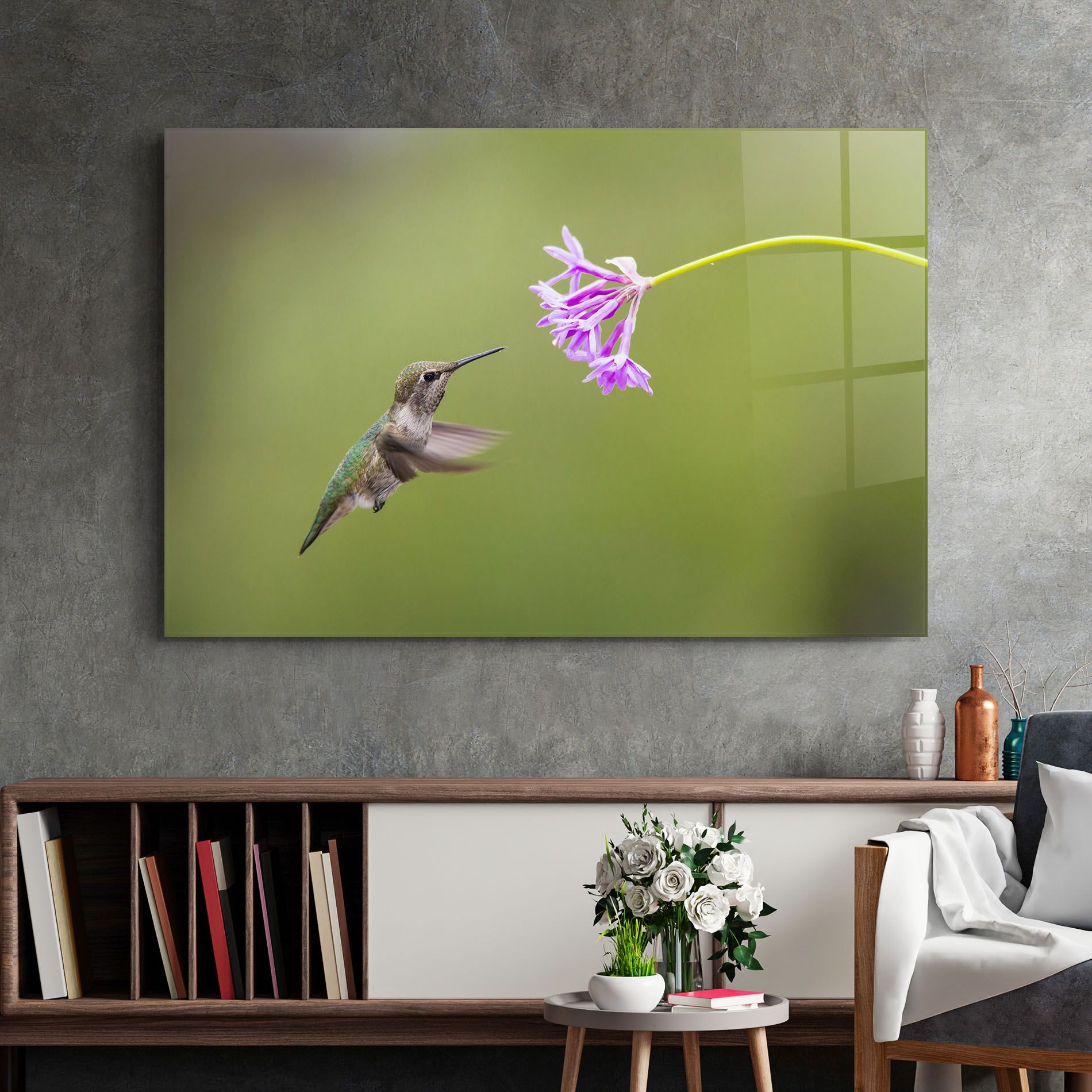Cute Hummingbird mockup 2