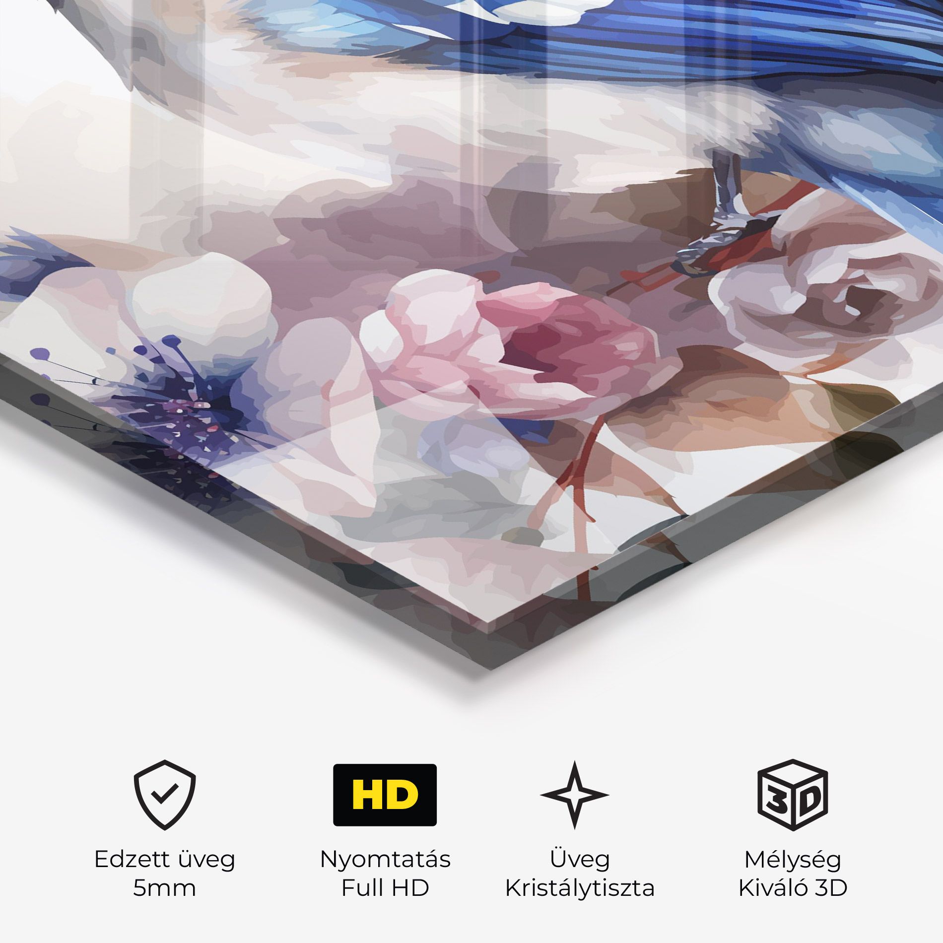 Bird Pretty Blue mockup 3