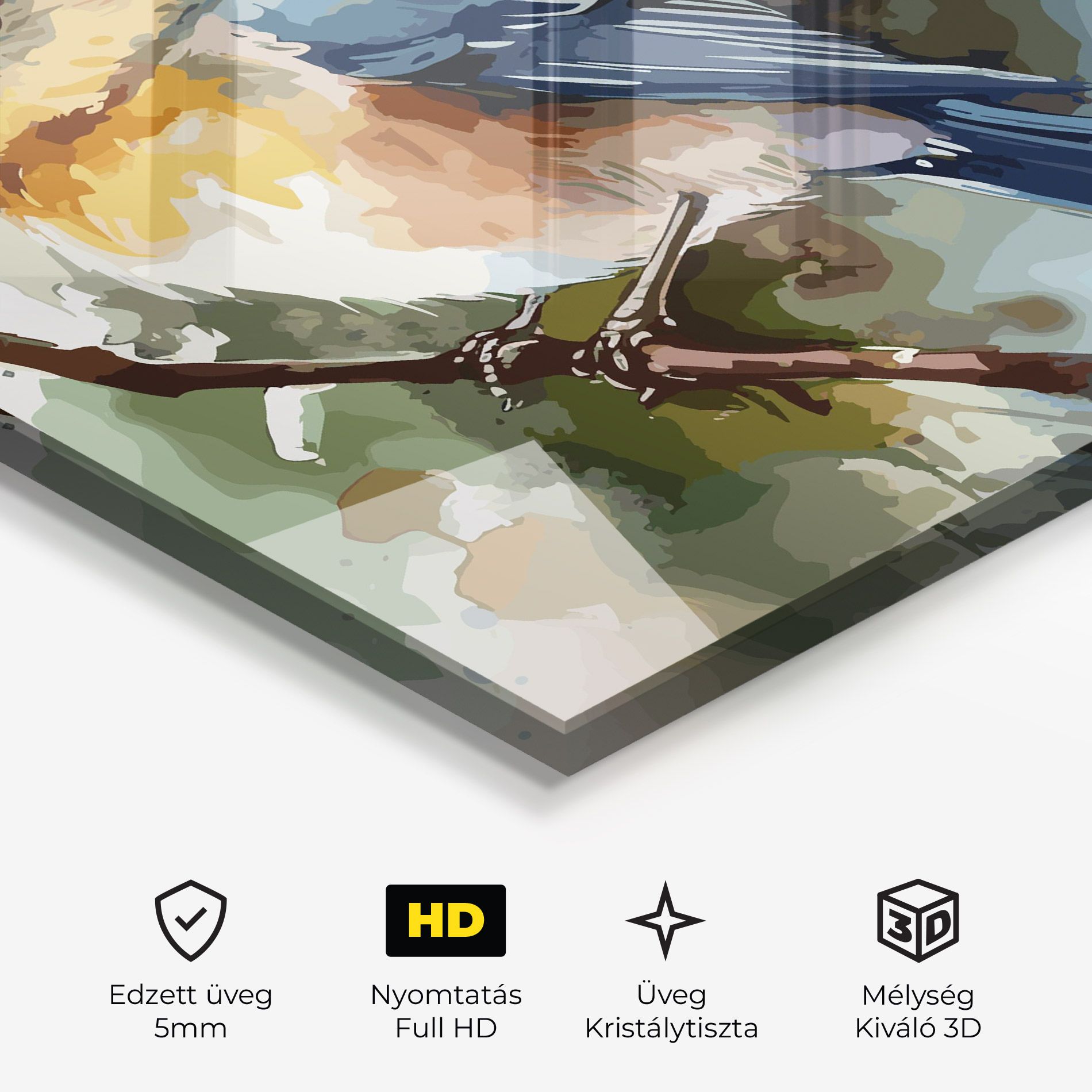 Blue Pretty Bird mockup 3